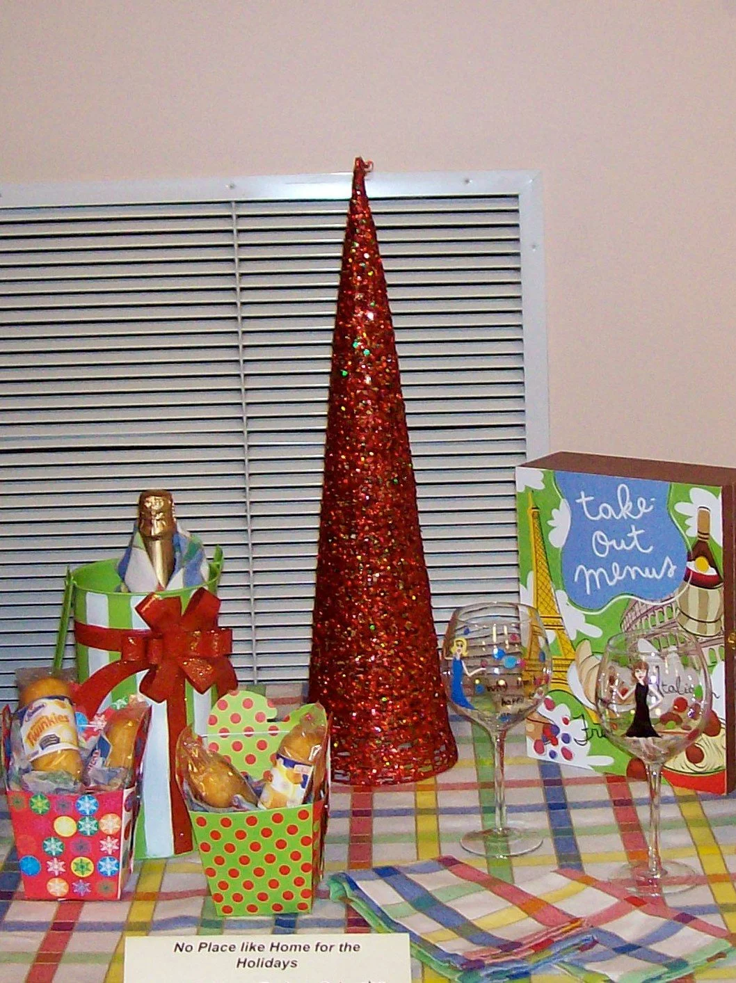 Inspired by the song "No Place Like Home for the Holidays"
