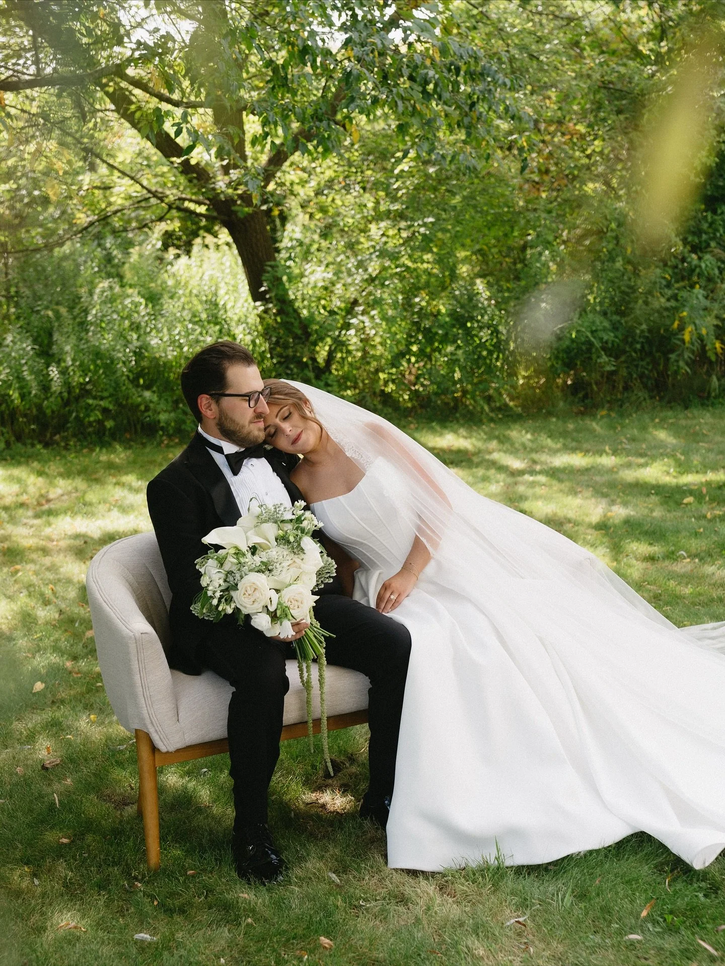 bridal portraits from the dreamiest backyard wedding &mdash; shooting for @toribphoto 🤎