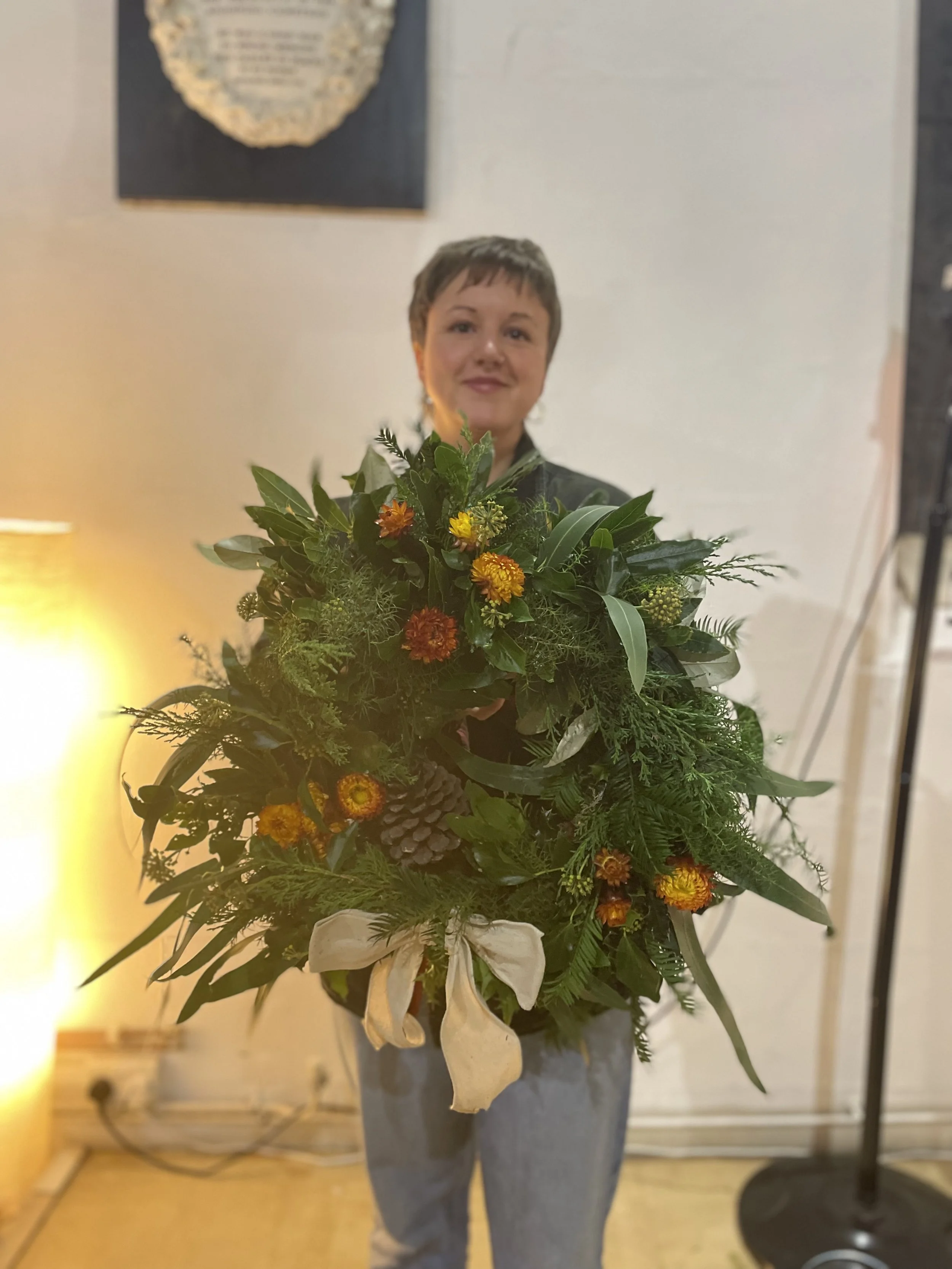 Christmas Wreath Workshop - 22nd November (2-5pm) @ Y Stiwdio