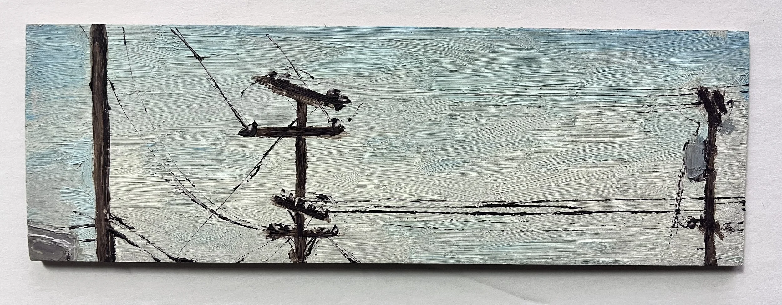 Skyline at the Beach
Oil on Panel