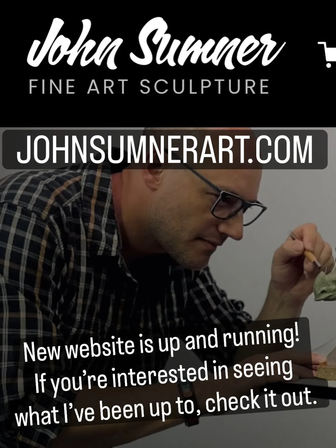 The new site is live. Fresh sculptures, plein-air pieces, and a clearer view of the work I&rsquo;ve been building &mdash; all in one spot.
johnsumnerart.com

#johnsumnerart #fineartsculpture #artistsinthewild #sculpturestudio #pleinairsculpting #bron