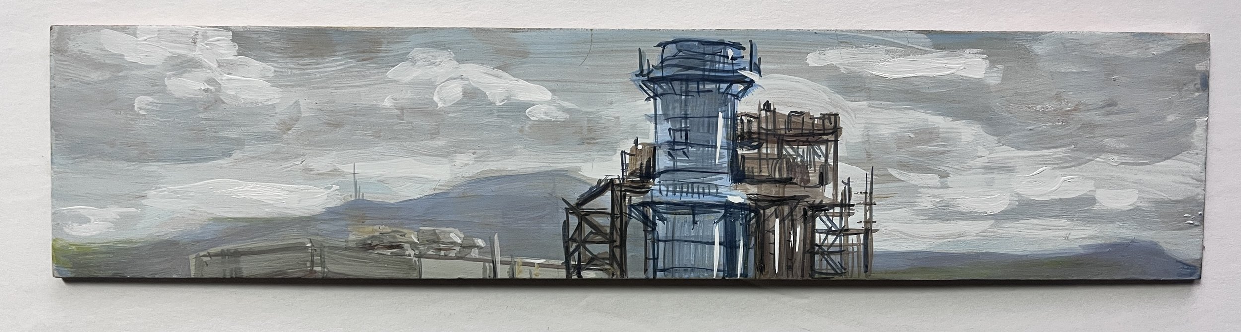 Burbank Water & Power
Gouache on Panel