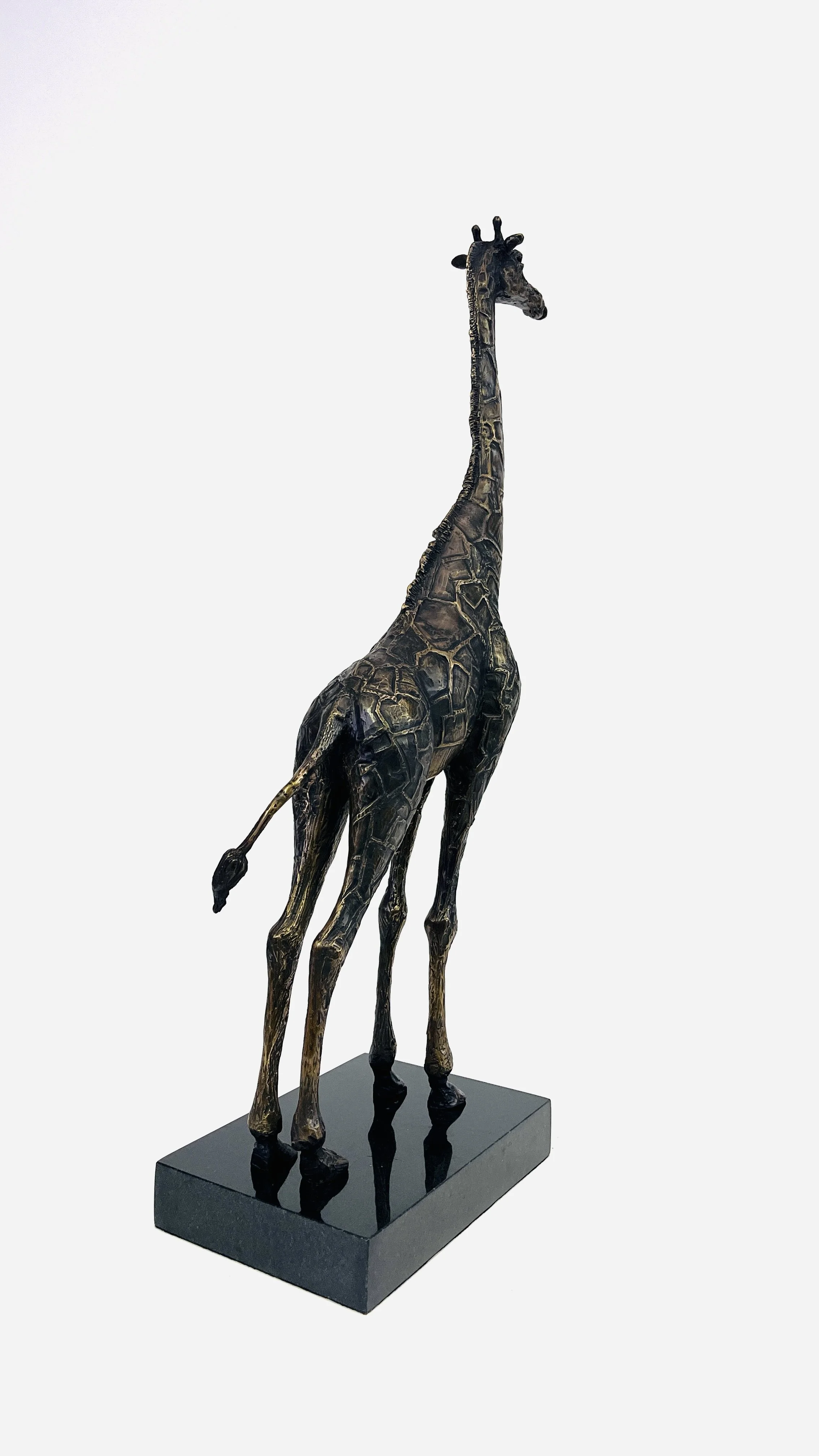 John Sumner bronze sculpture of a Giraffe