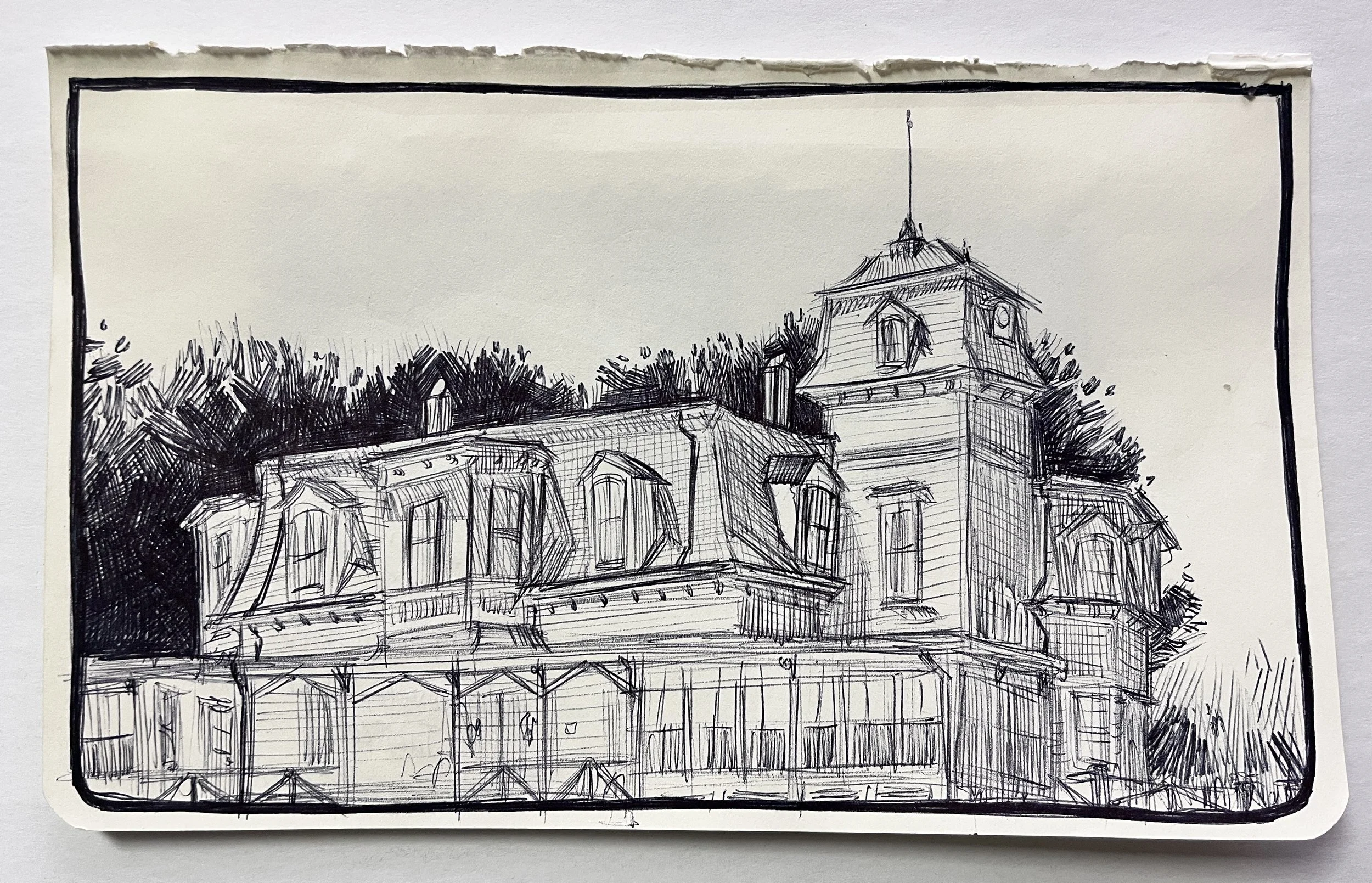 The Delman House
Pen and Ink