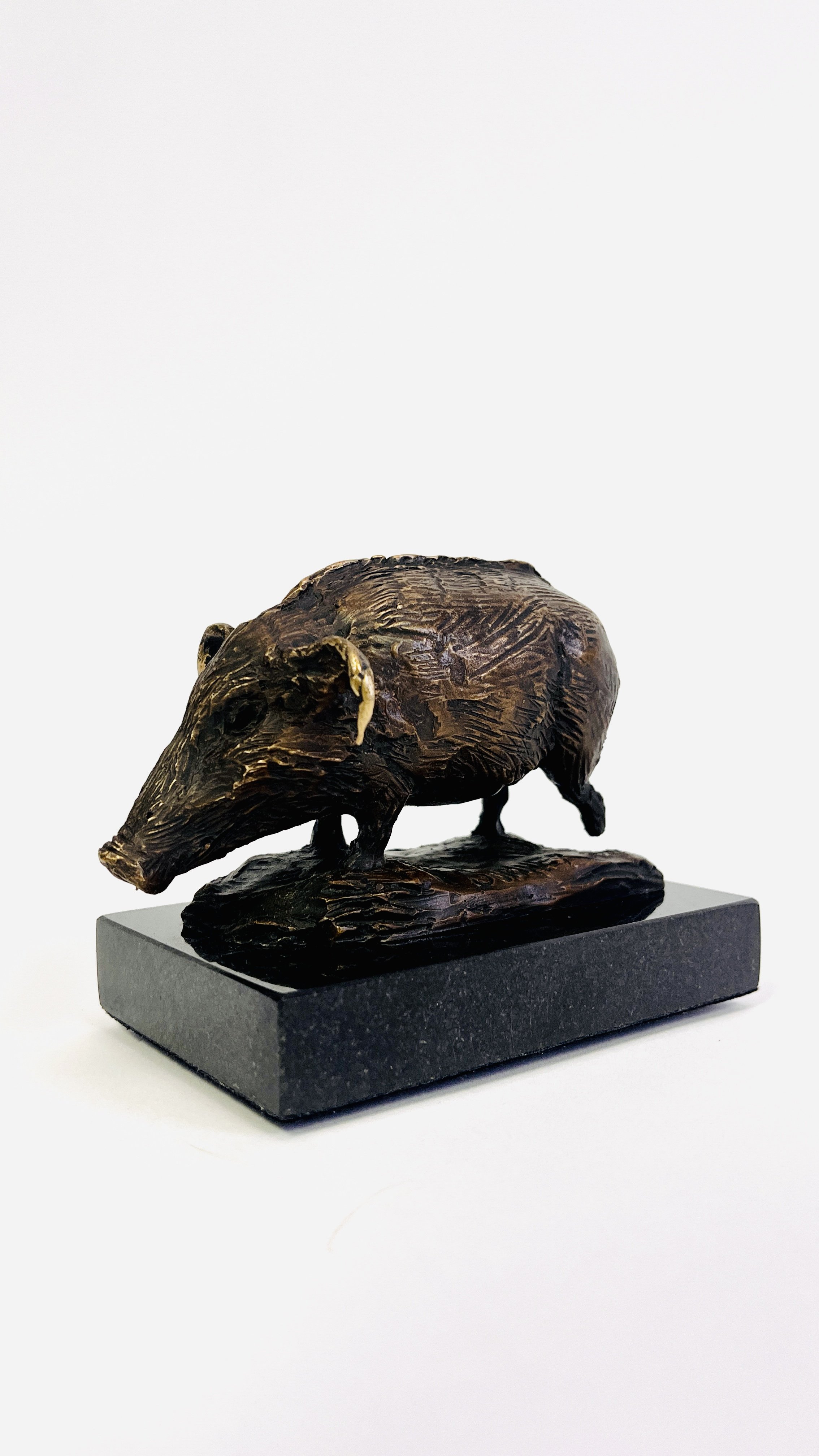 John Sumner sculpture of Red River Hog