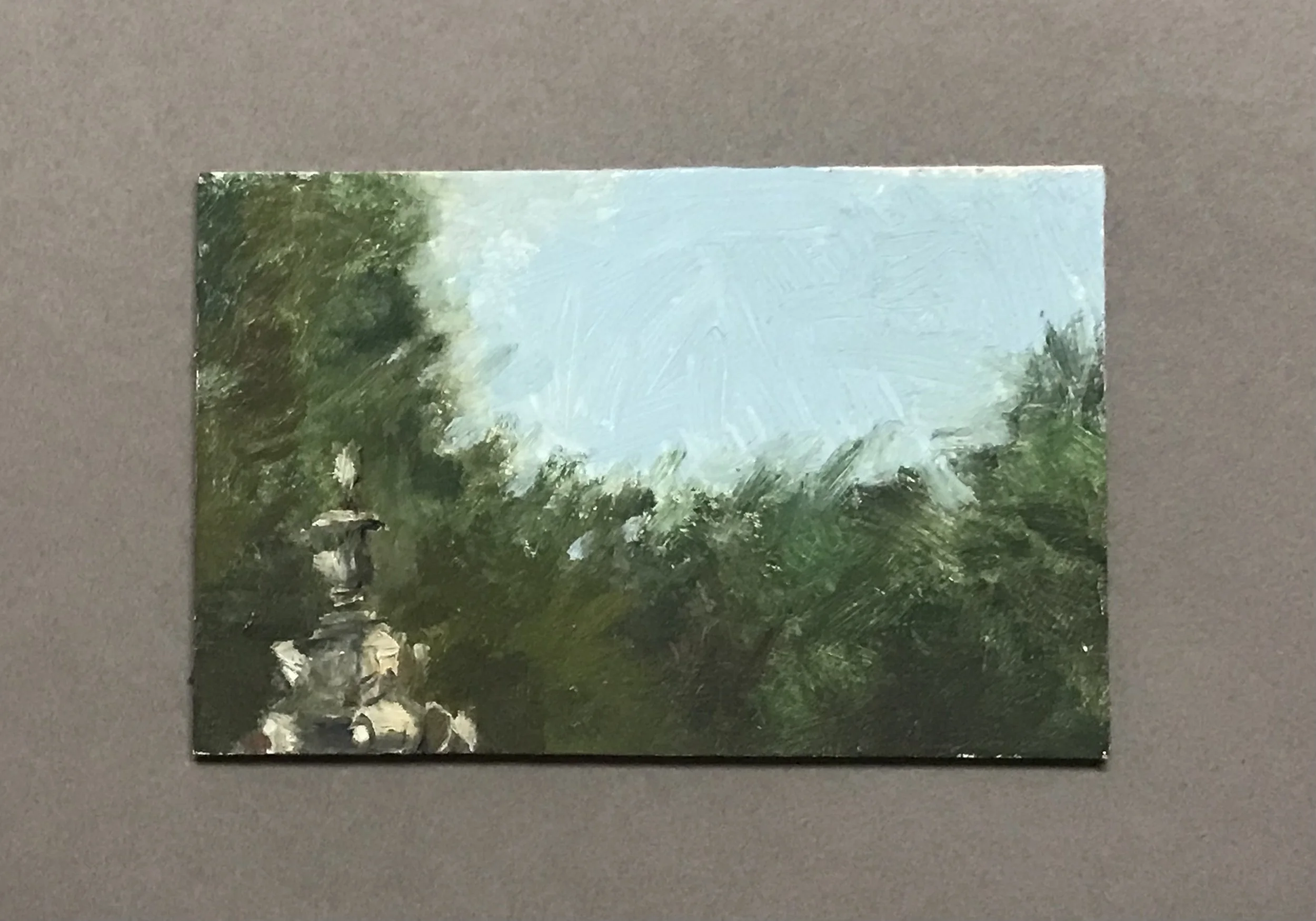 The Huntington #3
Oil on panel