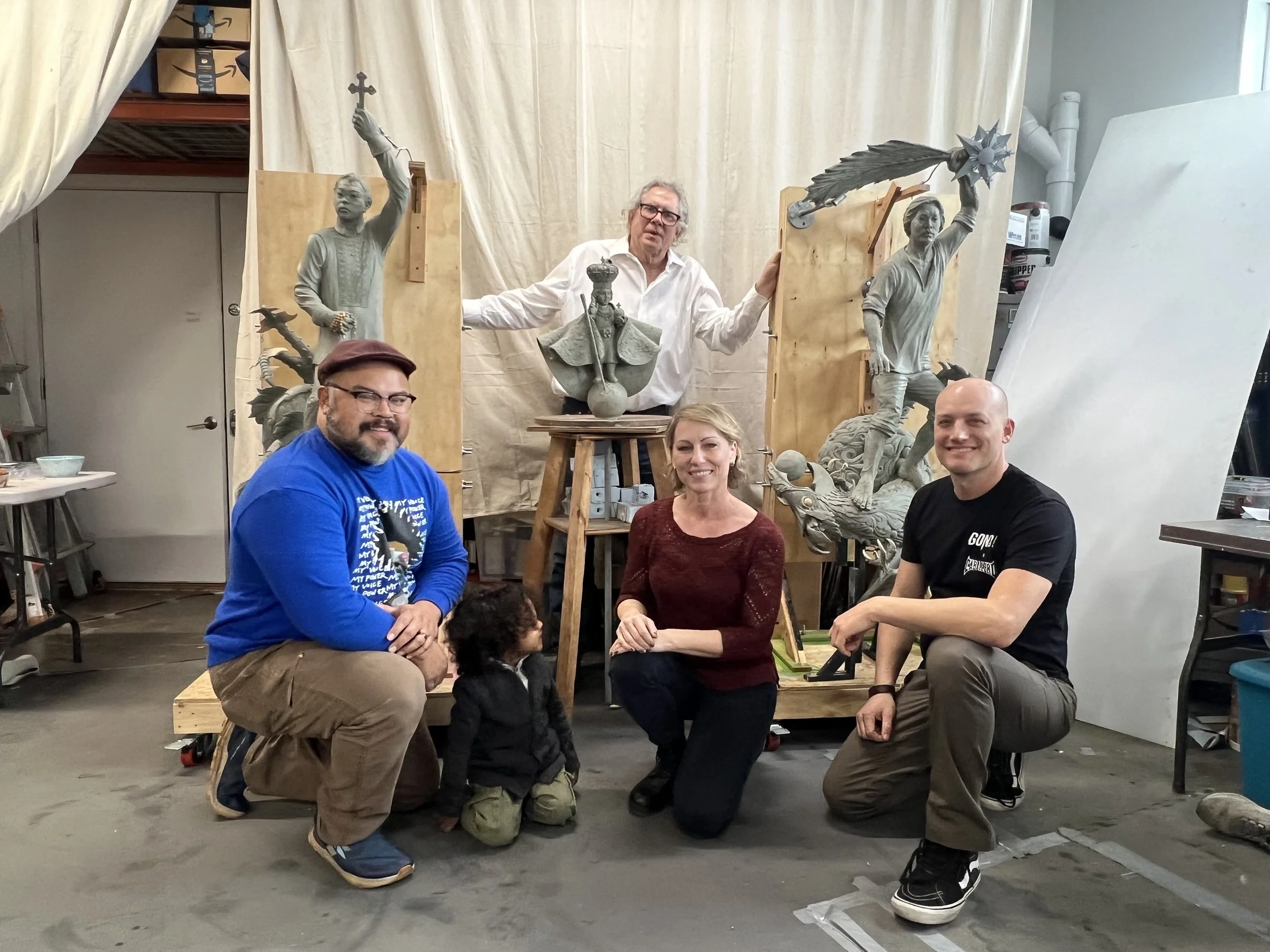 St. Columban sculpture team