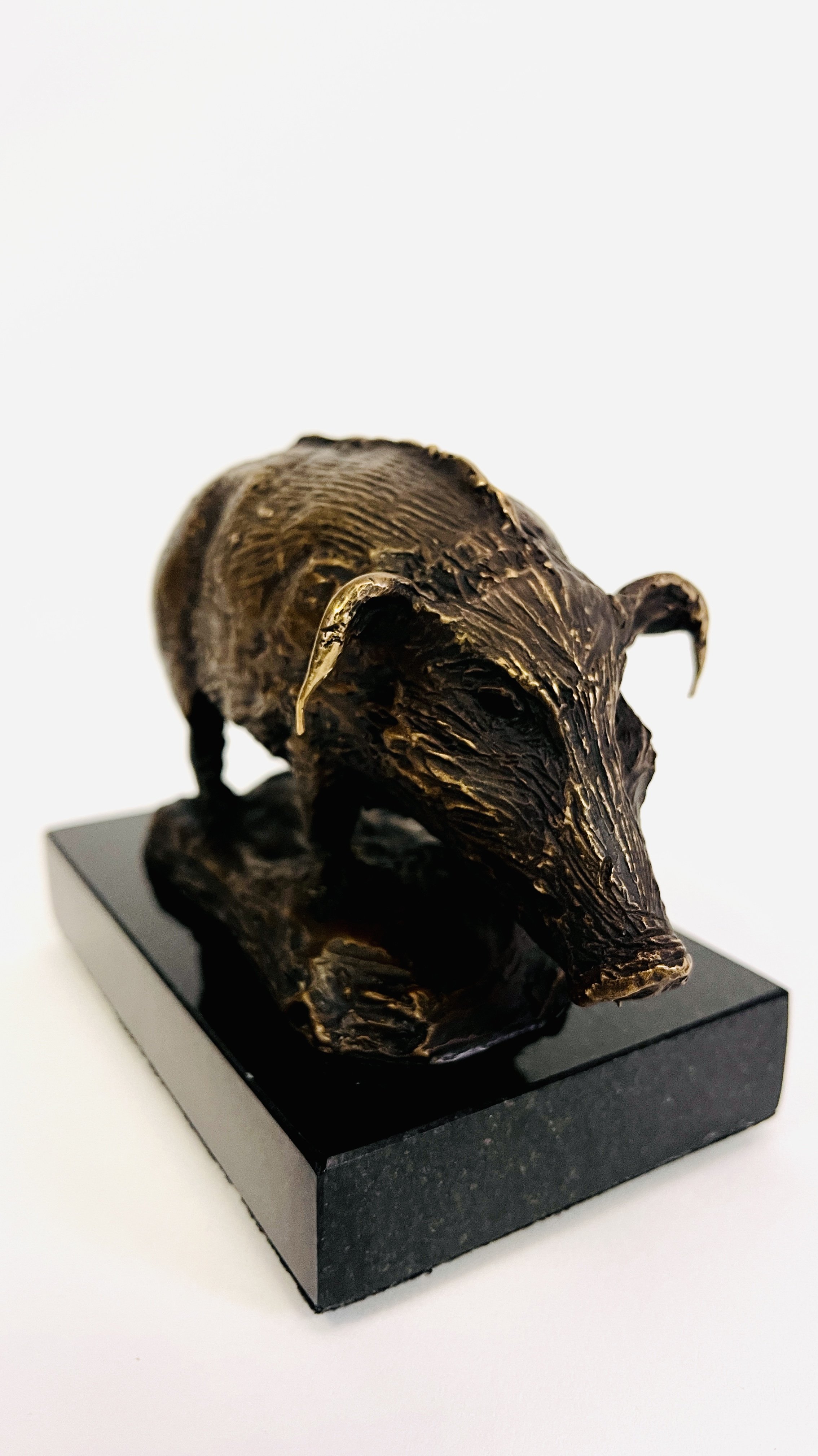 John Sumner sculpture of Red River Hog