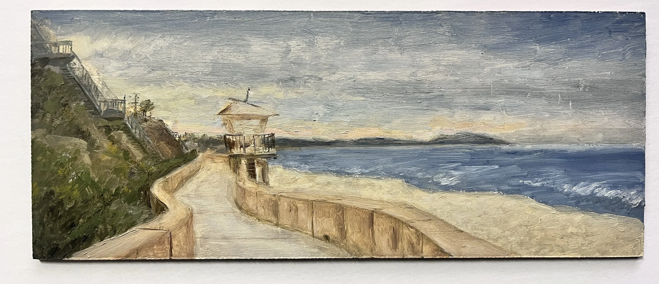 Carlsbad Beach Walk
Oil on Panel