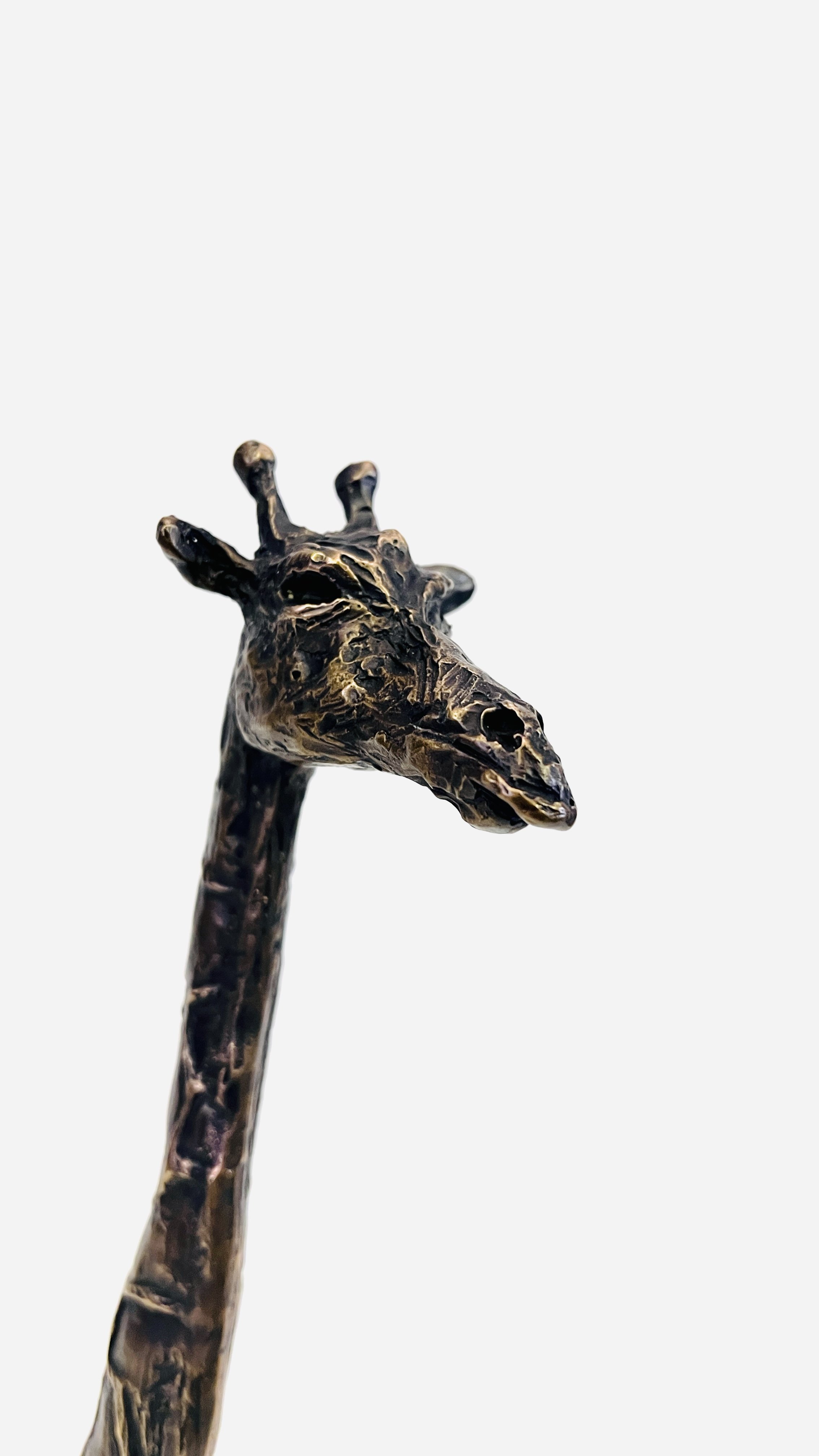 John Sumner bronze sculpture of a Giraffe