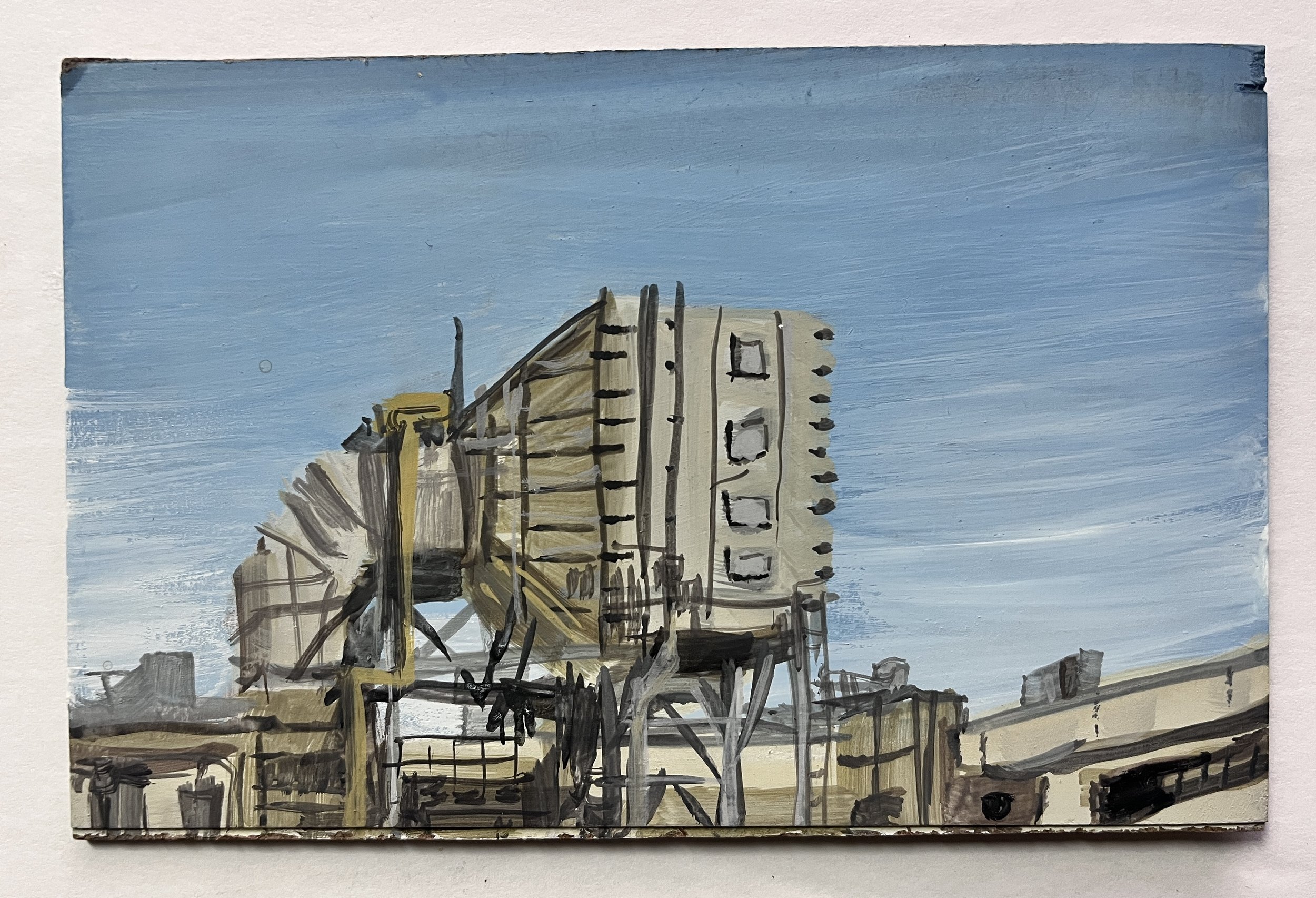 Burbank Water & Power #2
Gouache on Panel