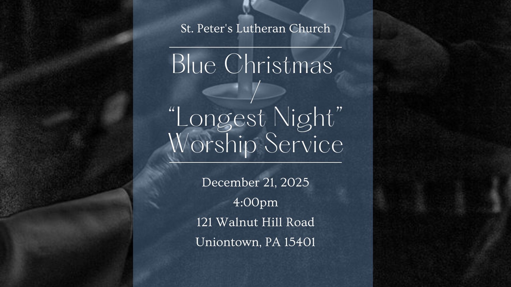 Longest Night / Blue Christmas Service