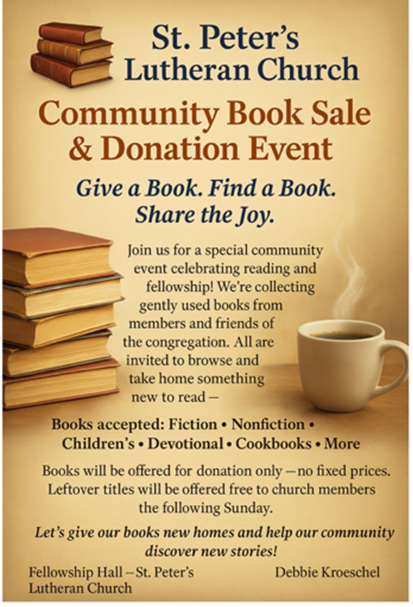 Book Sale (by Donation)