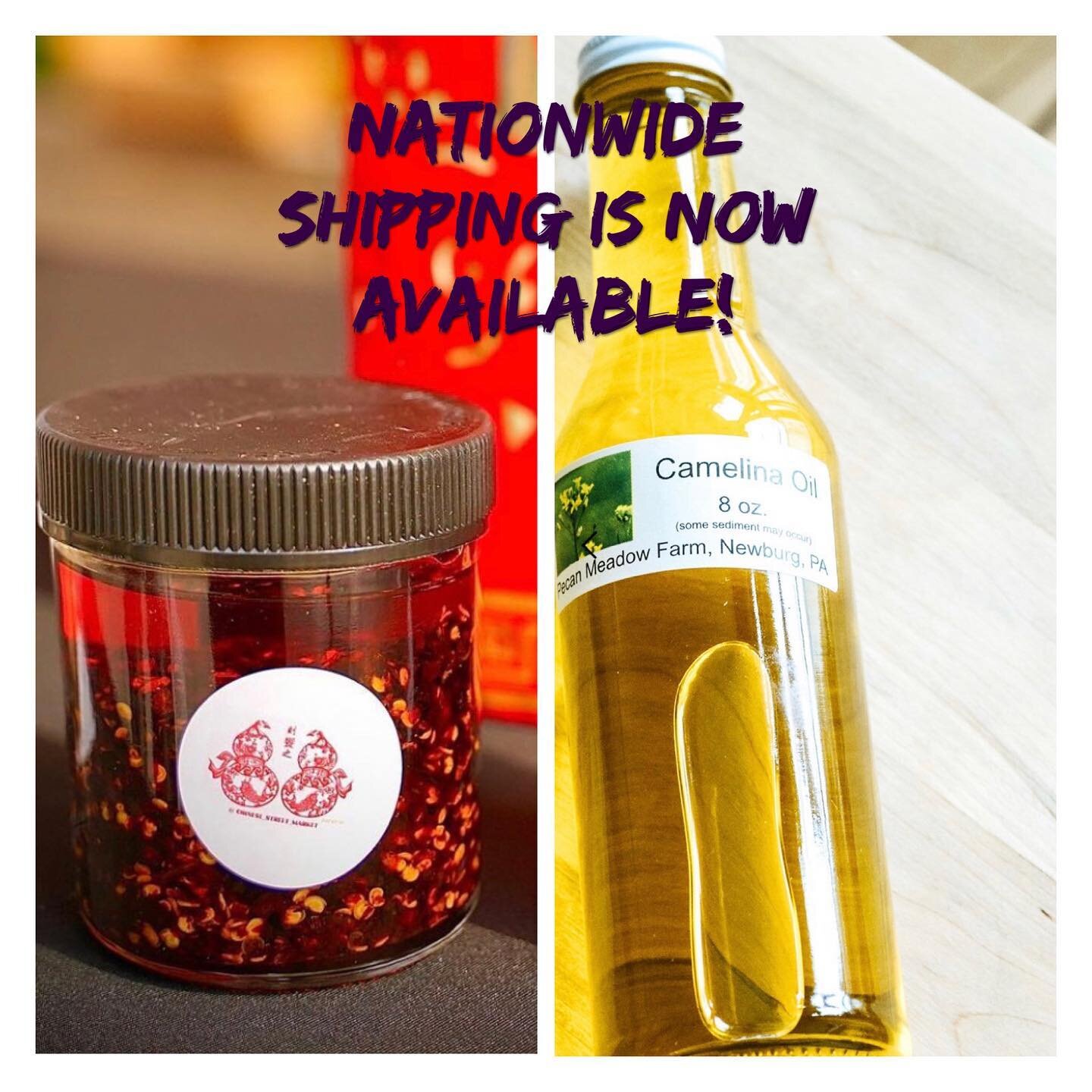 📌excited to share this annoucement with two of our partners. We have been asked by people across the US about shipping this delicious chili oil. Now, it is happening🔆Our friend @teaism_dc is helping us with shipping these chili oil jars to you nati