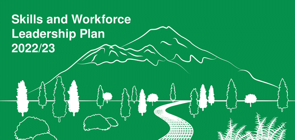 Animated graphic corporate report for NZ Government Workforce Development Council