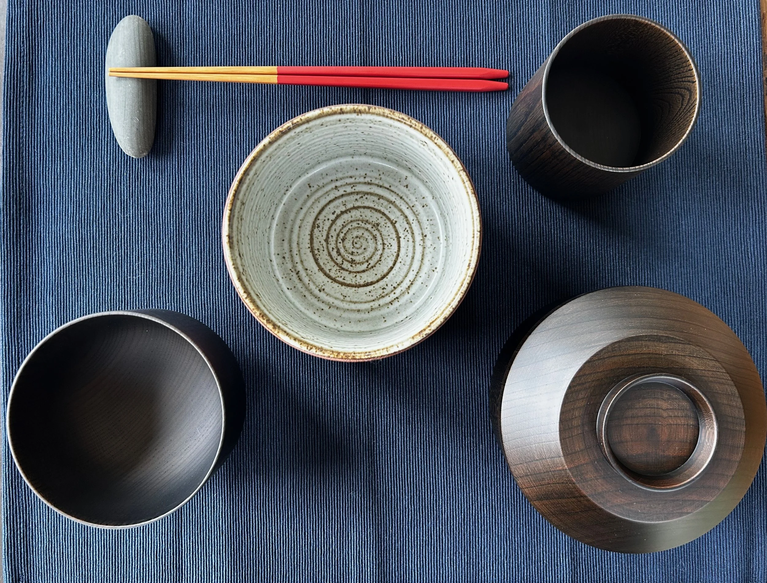 wooden bowls from Japan