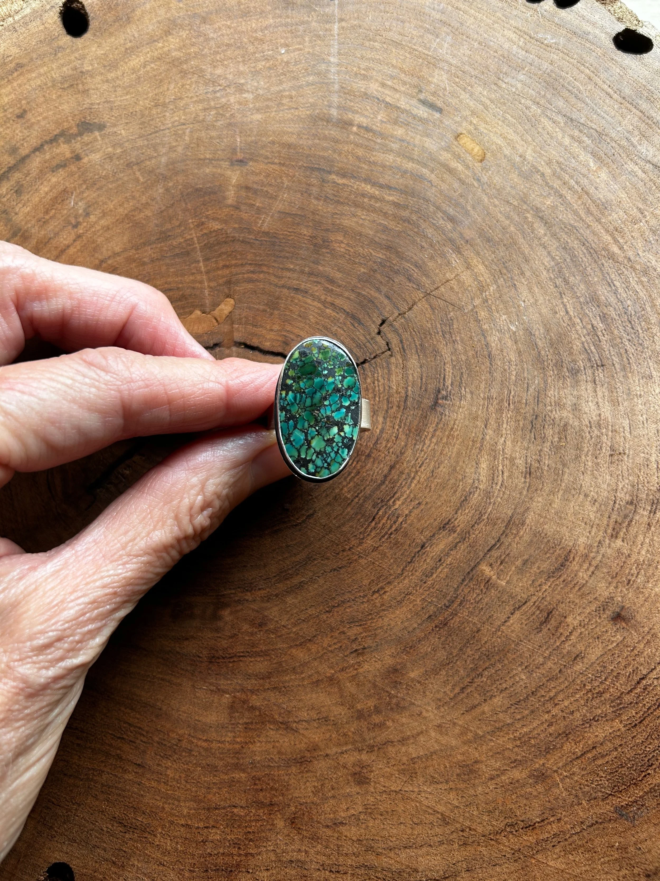Hubei turquoise statement ring