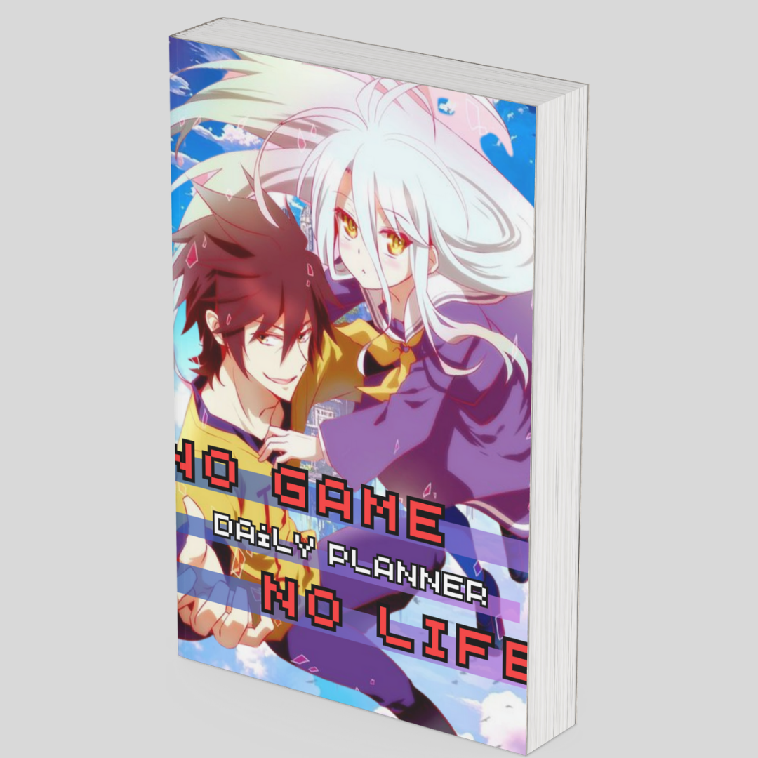 No Game No Life Digital Planner - A dynamic digital planner featuring artwork from No Game No Life, designed to help you organize tasks and enhance your productivity with a gaming twist.
