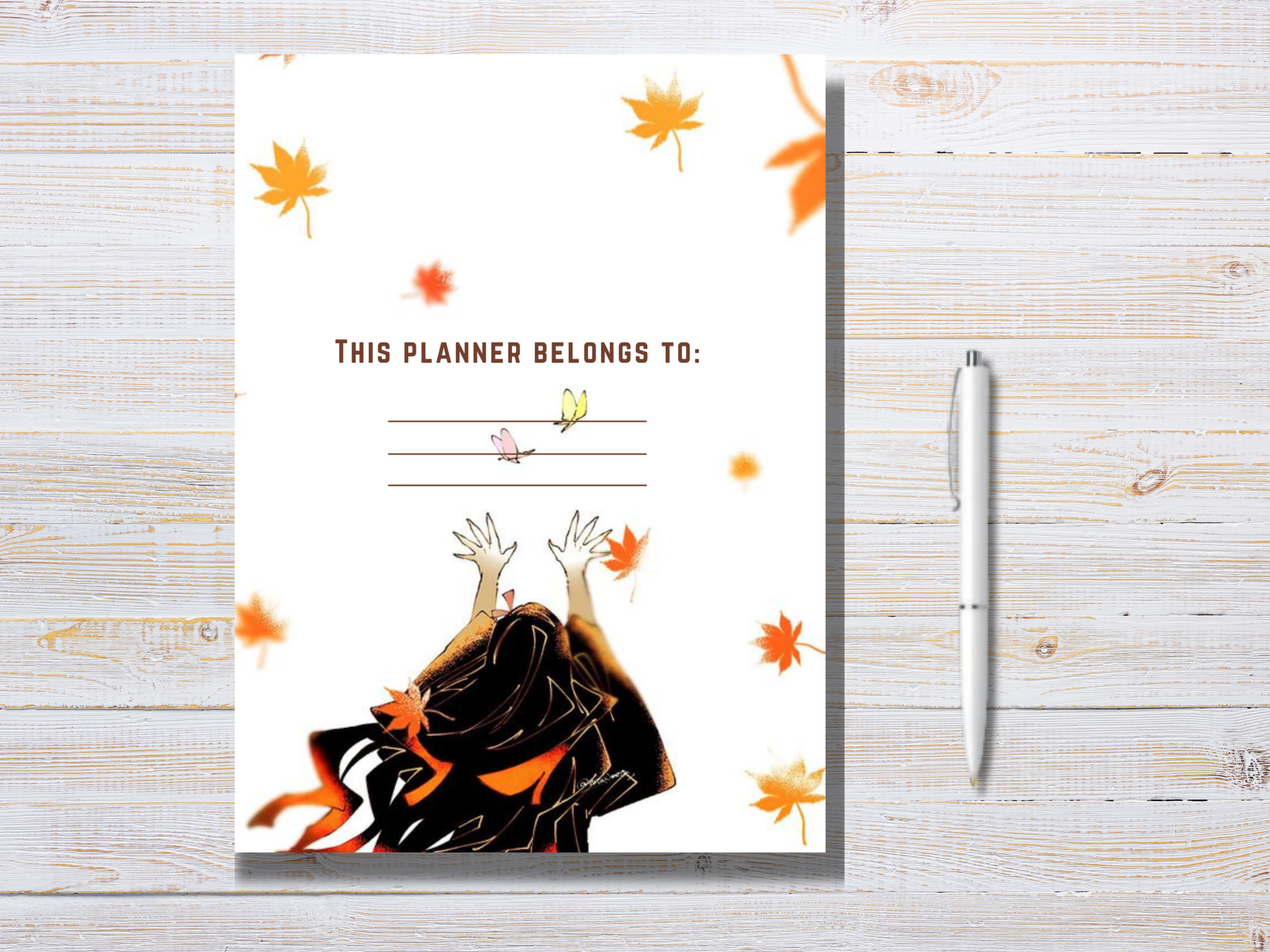Demon Slayer daily planner layout – iPad digital planner view