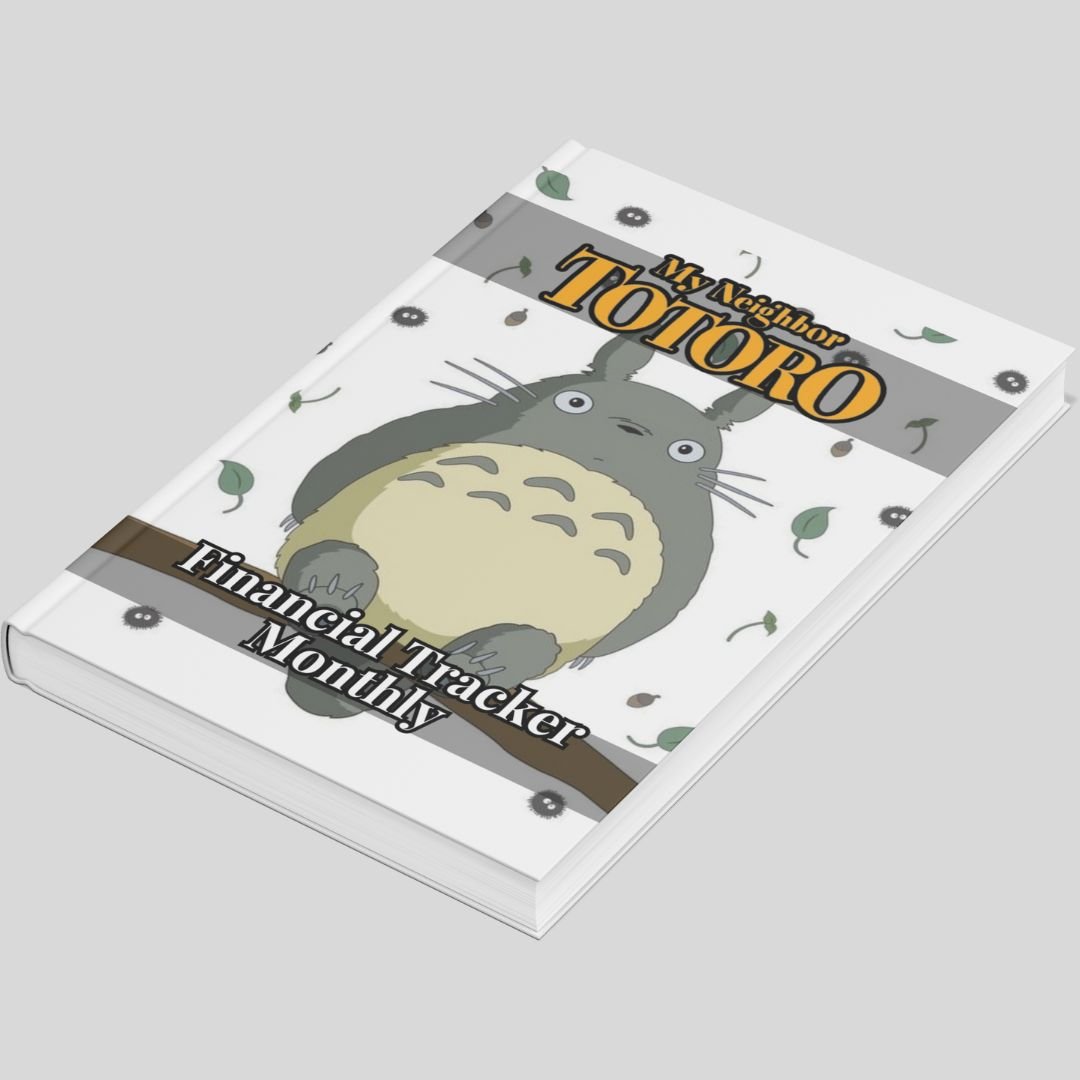 My Neighbor Totoro Financial Planner - A delightful financial planner adorned with Totoro illustrations, designed to help you organize finances and achieve your budgeting goals with joy.