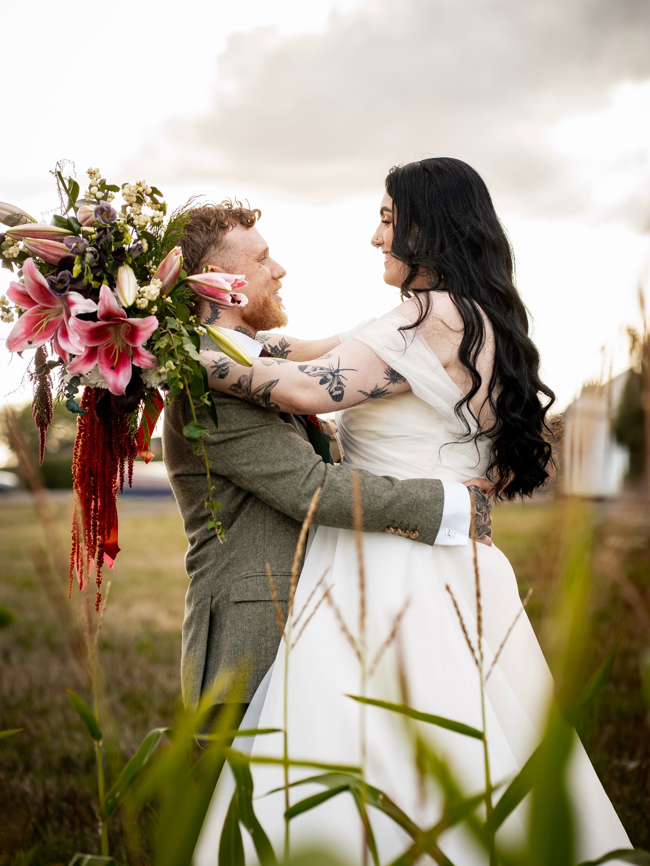 ⚡️ EVIE + JACK&hellip; 

When @parasit3.eve and Jack originally enquired, they said they wanted a day that was distinctly them&hellip; neon lights, alternative and emo music bangers, disco balls&hellip; and it&rsquo;s fair to say they absolutely smas