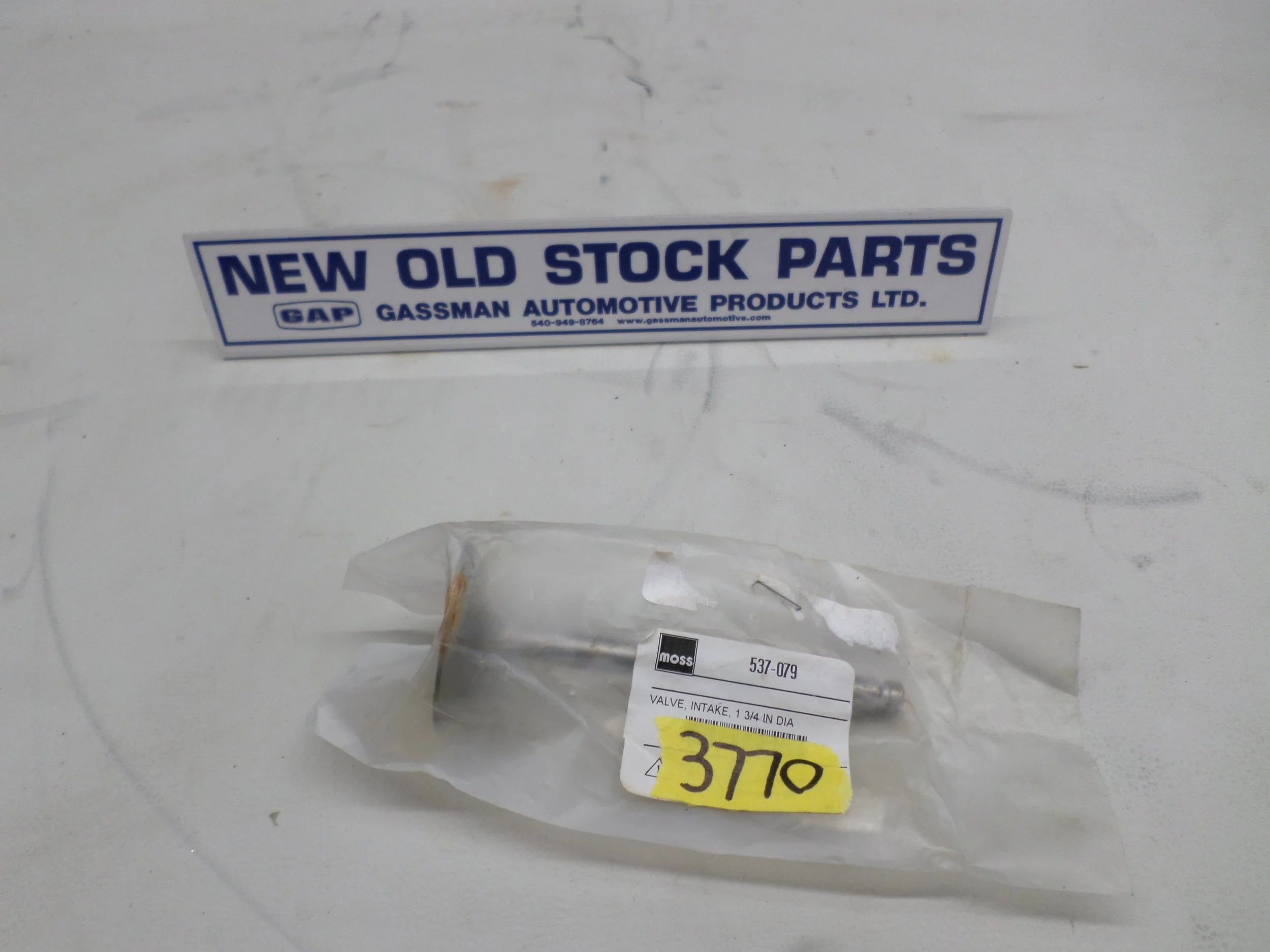 New Jaguar Intake Valve 3/4 Diameter