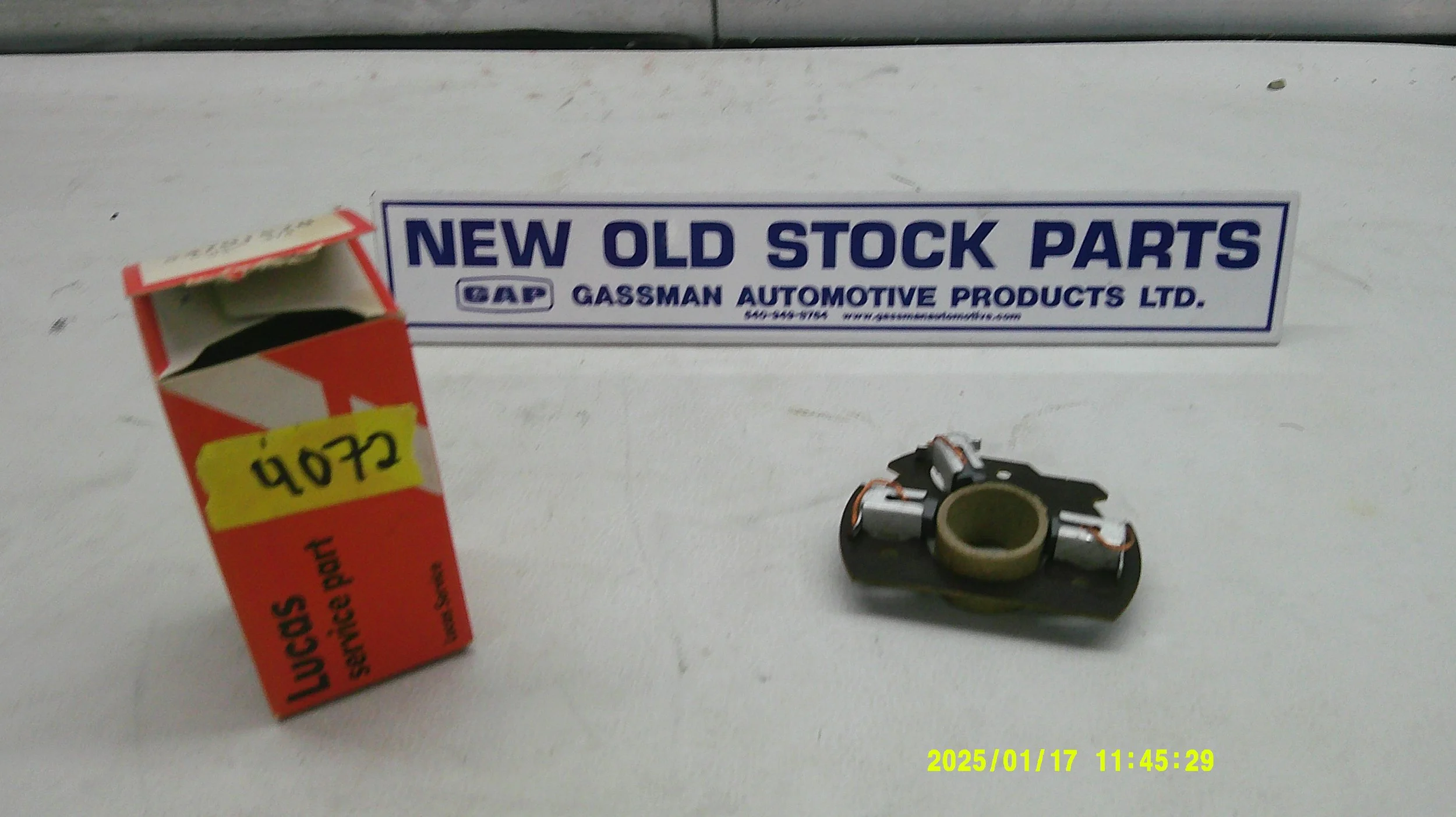 NOS Lucas Rover, MG, AH, TR, Jag Wiper and Cooling Fan Brush Set
