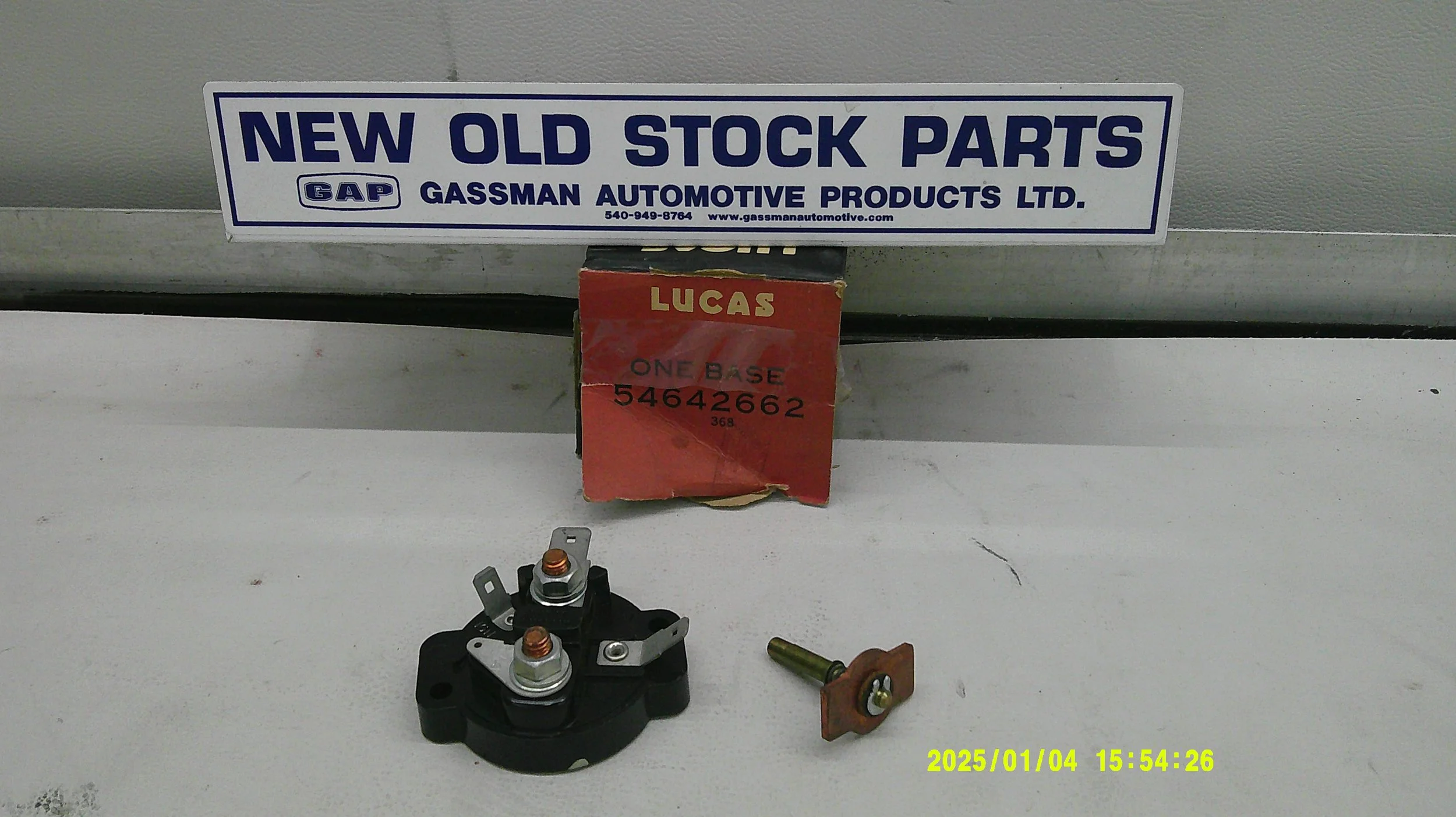 NOS Lucas Triumph, MG, Lotus Starter Solenoid Cap/Relay Cover