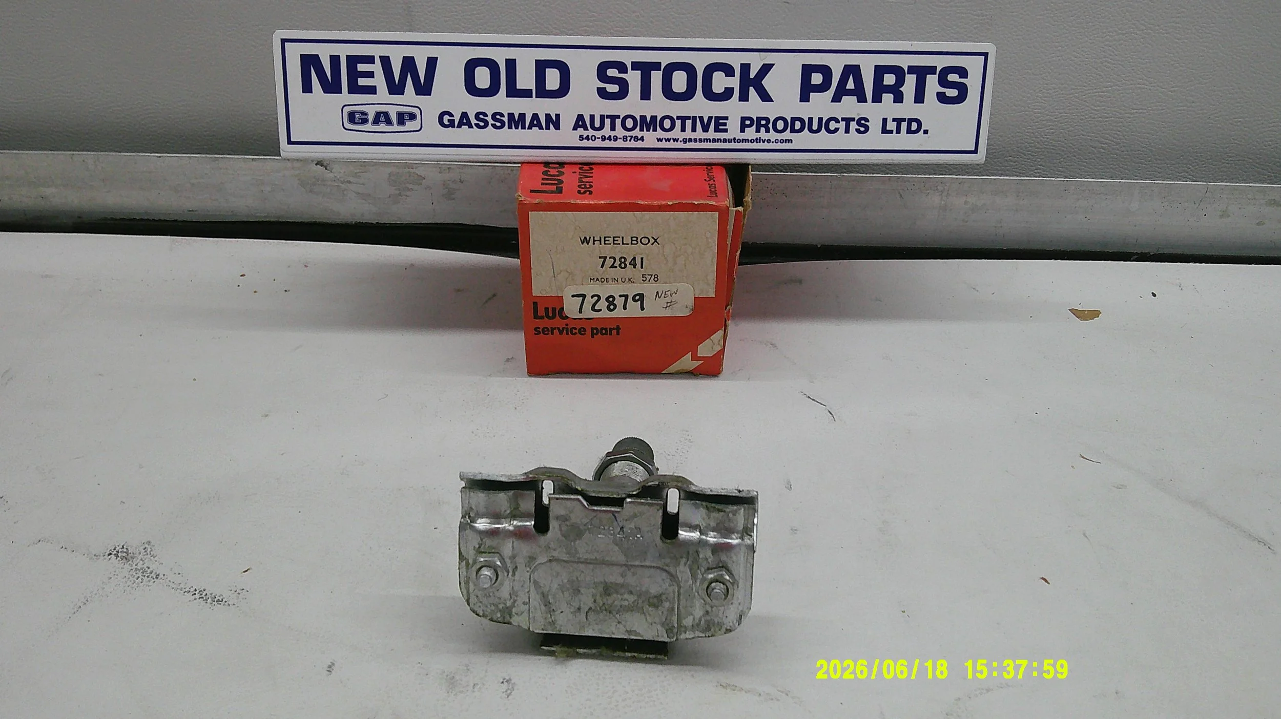 NOS Lucas TR, MG, AH, Jag, Rover Wiper Wheel Box