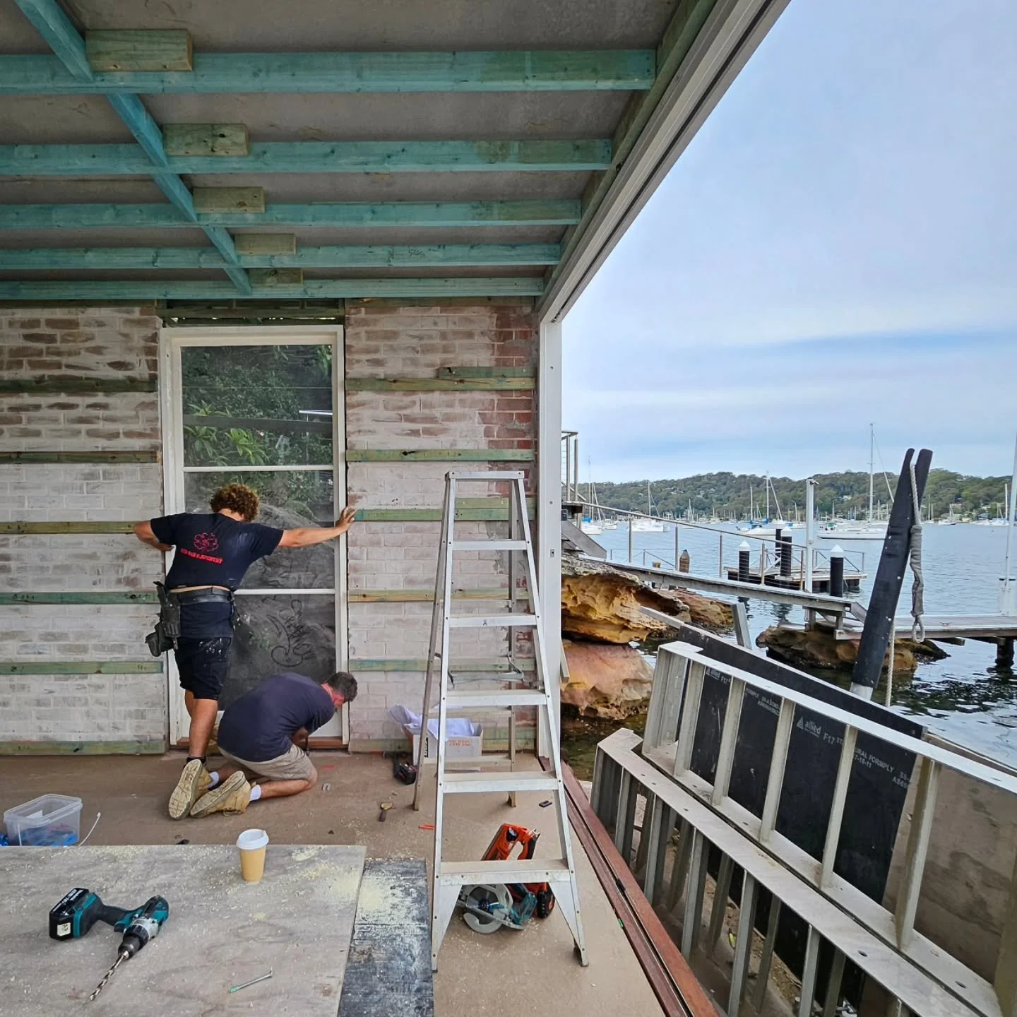 Boat shed goals ⛵ 
.
.
.
#waterfront #construction #locationlocation