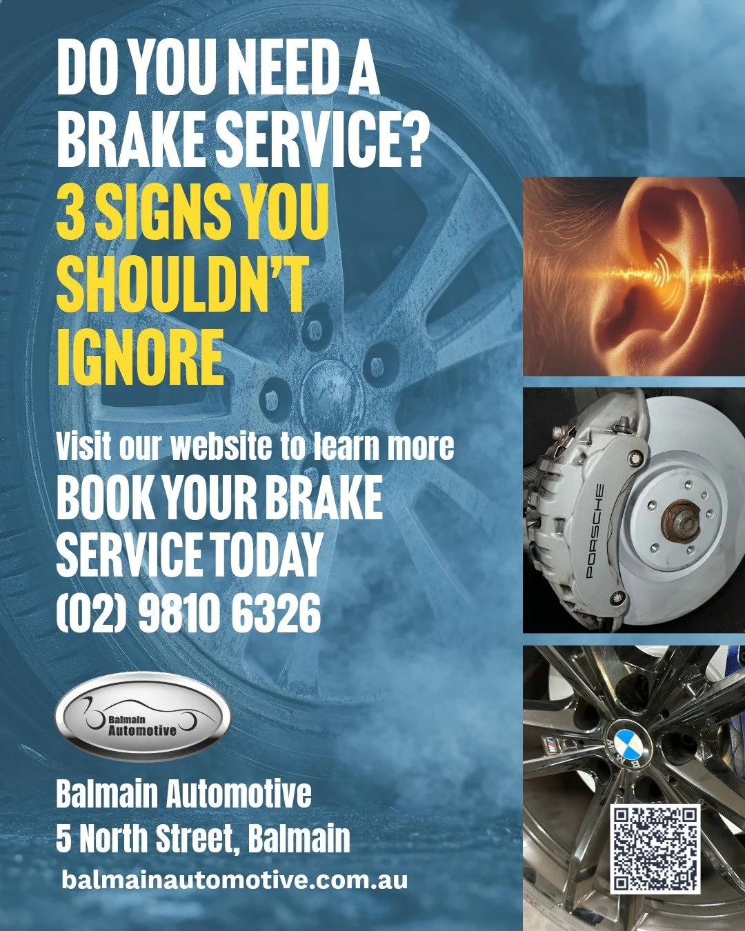 🛑 Something Not Right With Your Brakes?
Your brakes might be trying to tell you something.
If you&rsquo;ve noticed strange noises, longer stopping distances, or odd vibrations &mdash; these could be signs it&rsquo;s time for a brake check.

🚗 3 Key
