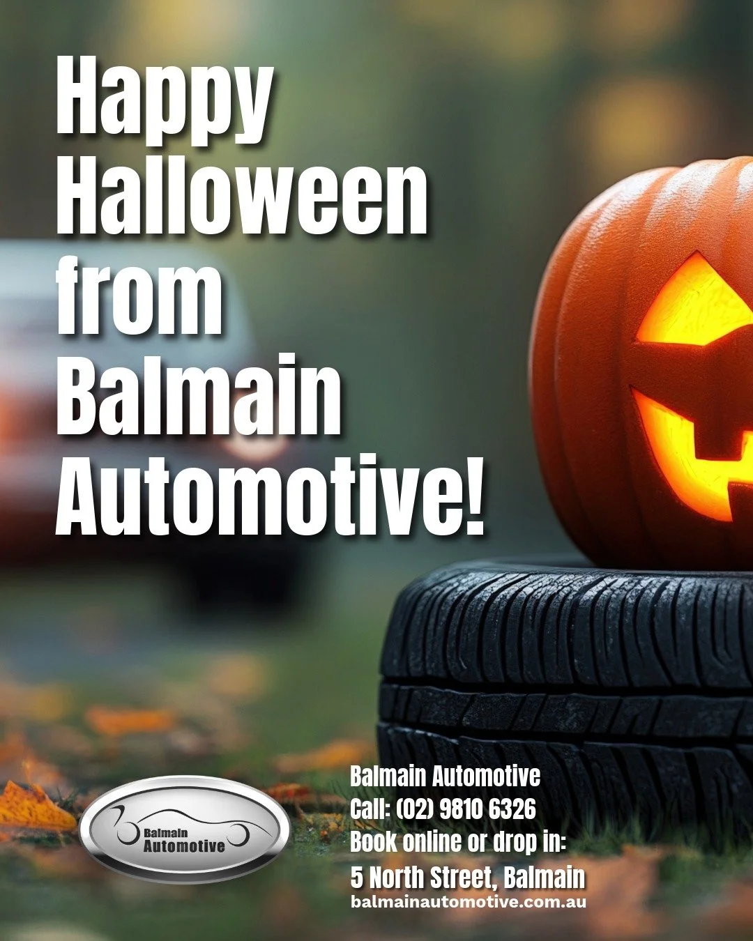 Happy Halloween from Balmain Automotive! 🎃

If your car&rsquo;s making a rattle or squeak that&rsquo;s giving you the spooks, drop in and let our team take a look. From strange noises to safety checks, we&rsquo;ll make sure your car&rsquo;s running 
