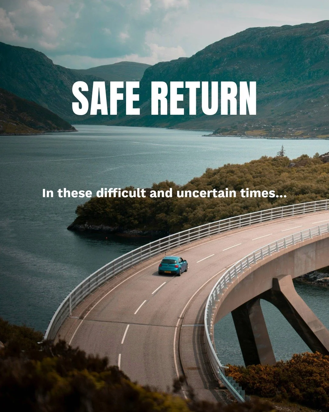 In these difficult and uncertain times&hellip;

I hope you and your loved ones remain safe and protected. Please take care of yourselves and look out for one another. Even though the situation around you may be changing and challenging, may you find 