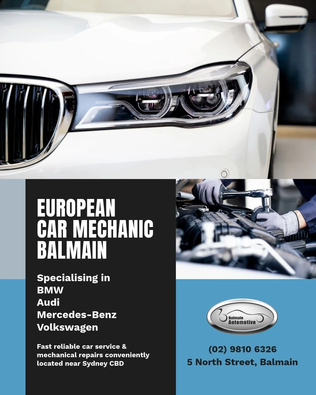 Beautiful weather like this calls for a drive ☀️🚗

Windows down, a smooth run through the streets, maybe a stop along the way for a picnic, it&rsquo;s what driving a European car is all about.

At Balmain Automotive, we specialise in European vehicl