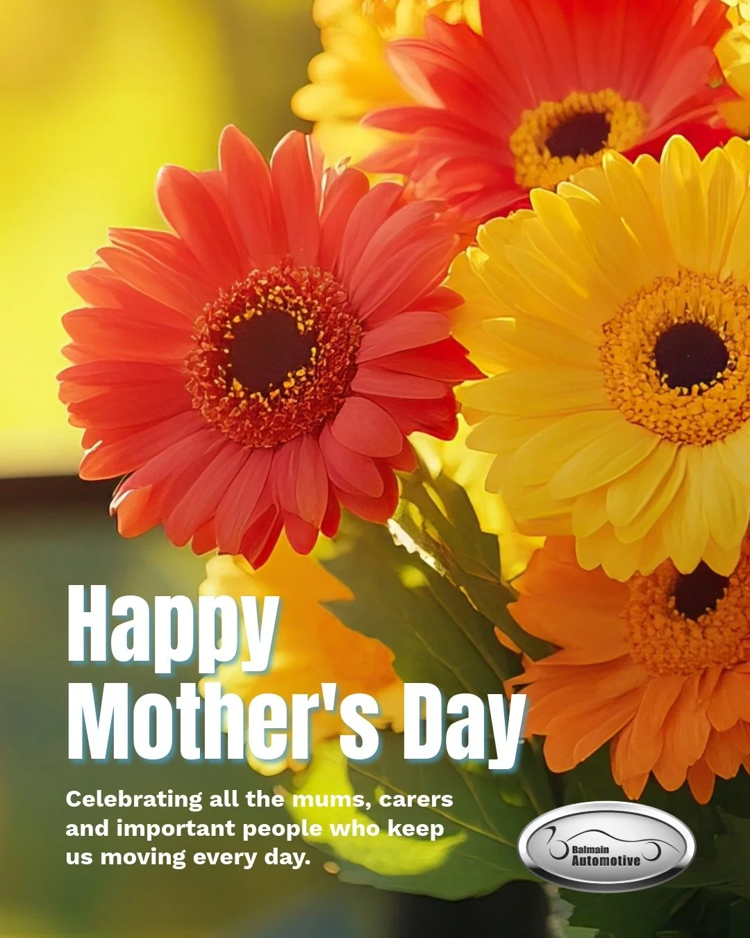 To all the mums, carers and important people in our lives 💐
Thank you for all the school drop-offs, weekend sport runs, late-night pick-ups, driving lessons, and all the kilometres in between. 🚗

Thank you for the care, patience, and the countless 