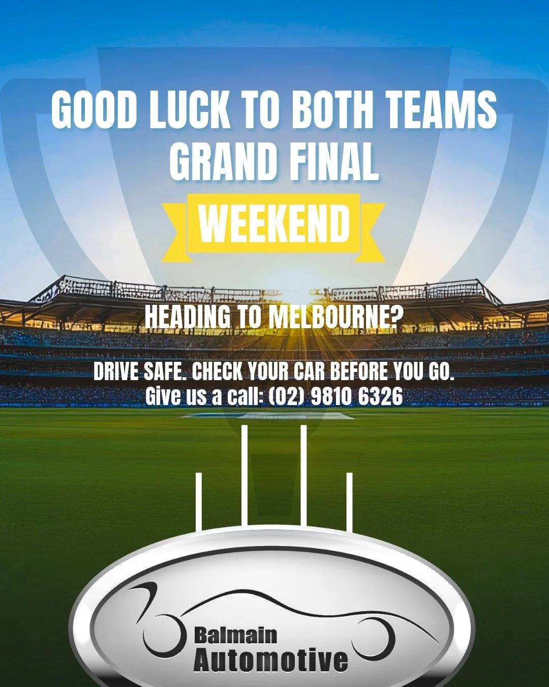 GRAND FINAL WEEKEND IS HERE!

Melbourne is getting ready to welcome footy fans from across the country, with supporters travelling from WA and QLD to see Fremantle take on Brisbane in the 2026 AFL Grand Final.

If you're making the trip to Melbourne 