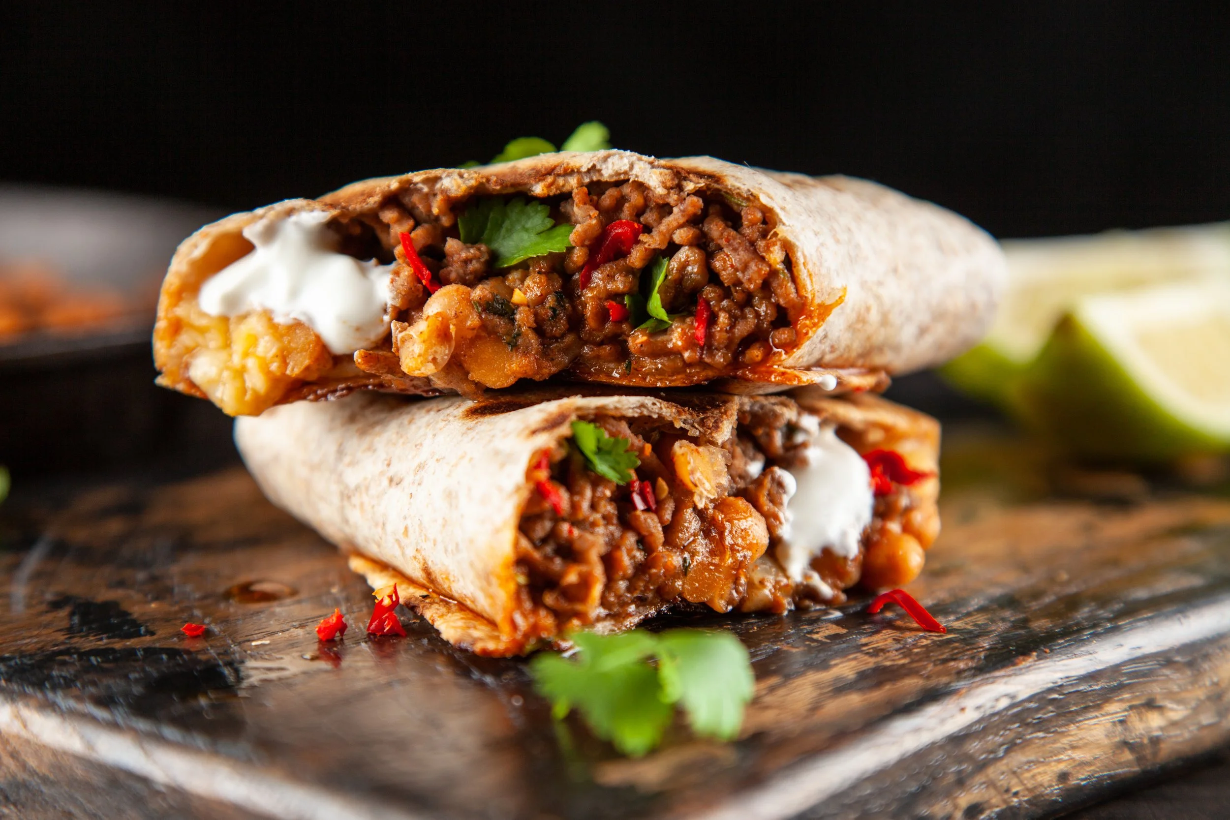 Beef Burrito — Wrights The Butchers