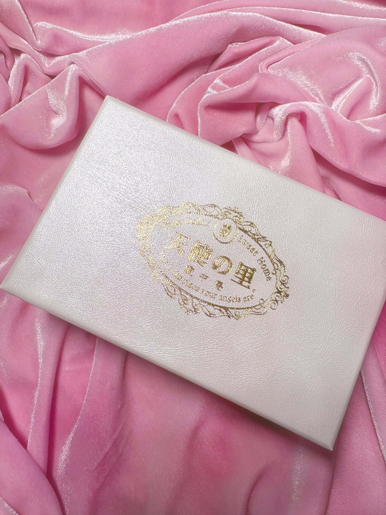 White and gold Volks Rei-Tenshi BJD ball jointed doll box imported from Japan