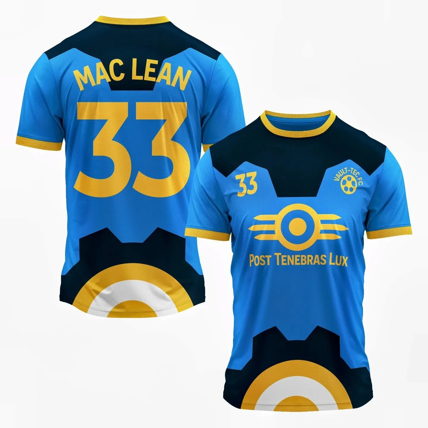 Vault-Tec Football Club jersey concept from my favorite video game and now TV show franchise! 🤩

A few days ago I finished watching @falloutonprime and it was nothing short of amazing! I absolutely adored and loved the video games and I loved the sh