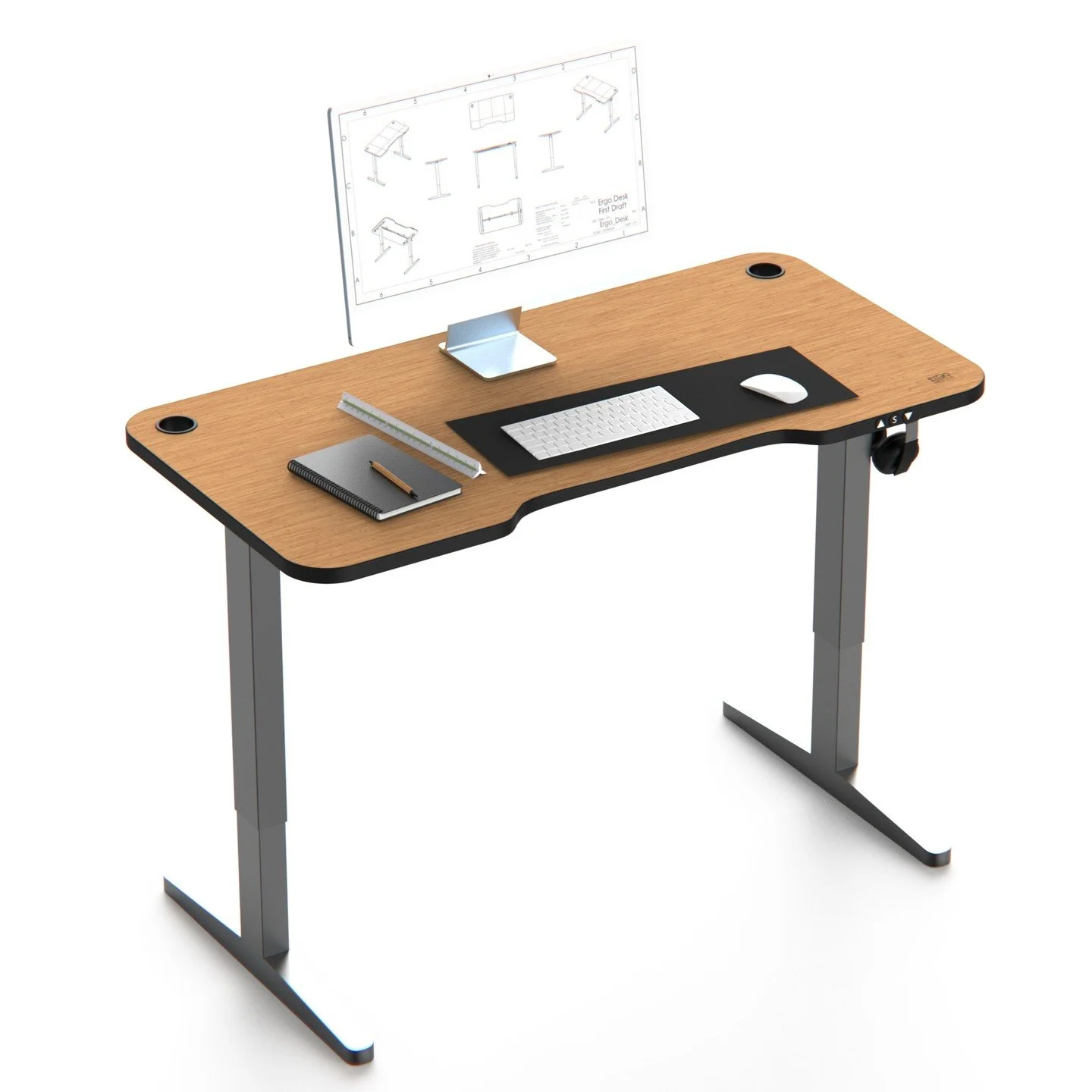 ErgoBureau height adjustable desk inspired by ErgoSante's design language. 

For more info, check out my website! 

#industrialdesign #productdesign #rendering #solidworks #3dcad #keyshot