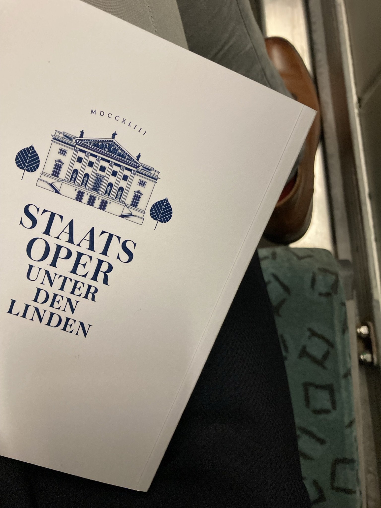 On the S-Bahn after the Staatsoper Season Premier, BERLIN