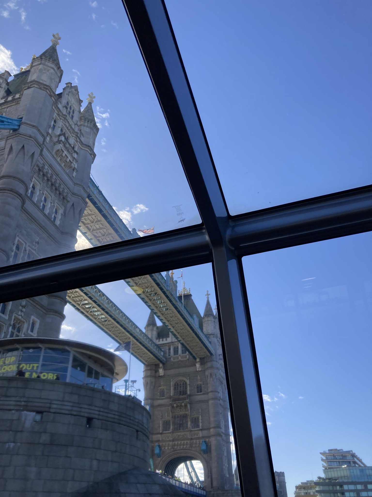 Tower Bridge from the Thames, LONDON