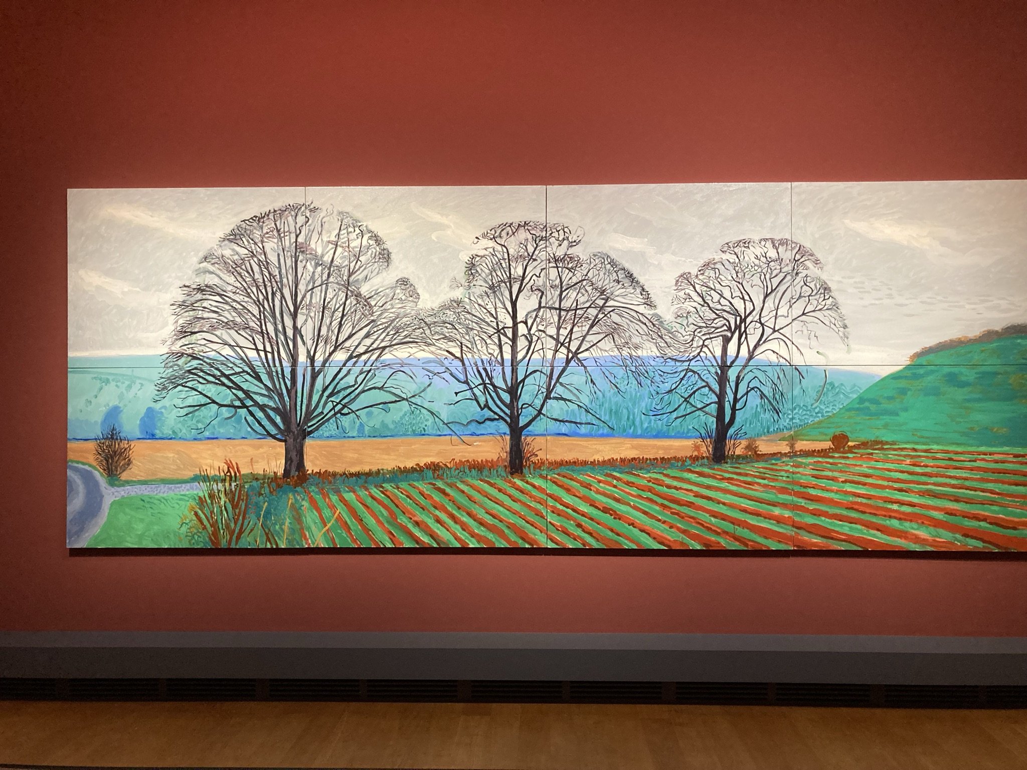 Autumn, Four Seasons, David Hockney, Gemaeldegalerie, BERLIN