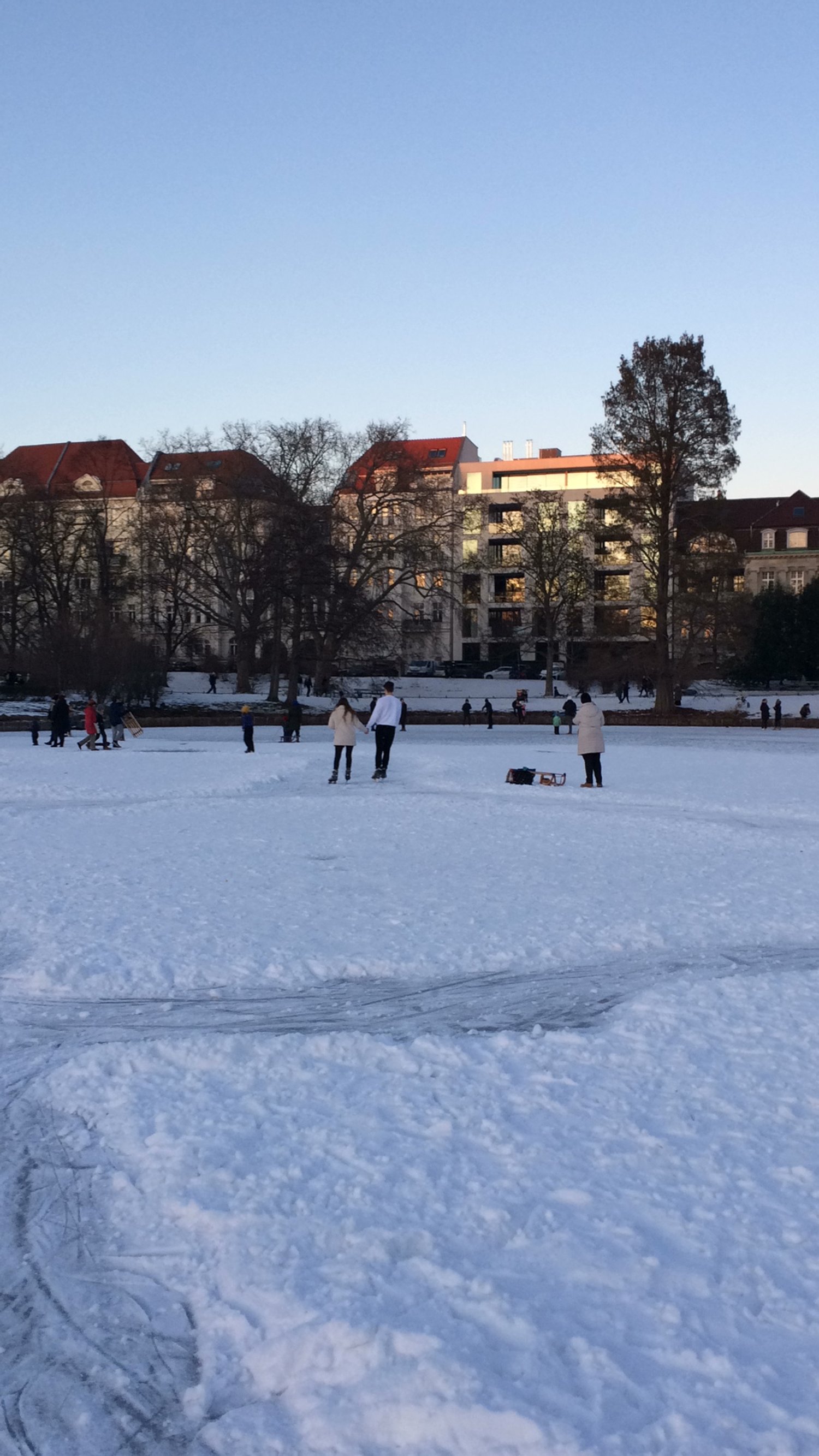 Winter Pondskating, BERLIN