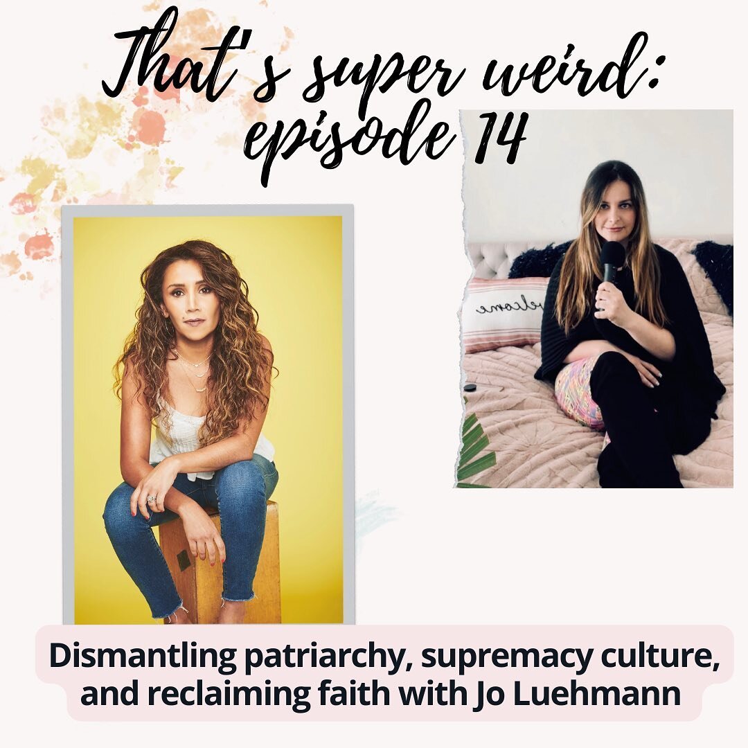 I asked @joluehmann the ultimate internet question: Why are Christian men so triggered by her posts? She had a straight forward answer and we talked what it was like for her as an immigrant in US church spaces, deconstruction spaces, how she handles 