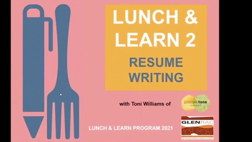 Lunch &amp; Learn 2 - Resume Writing