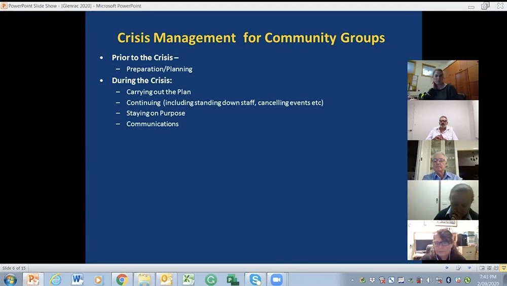 Community Groups: Business Continuity