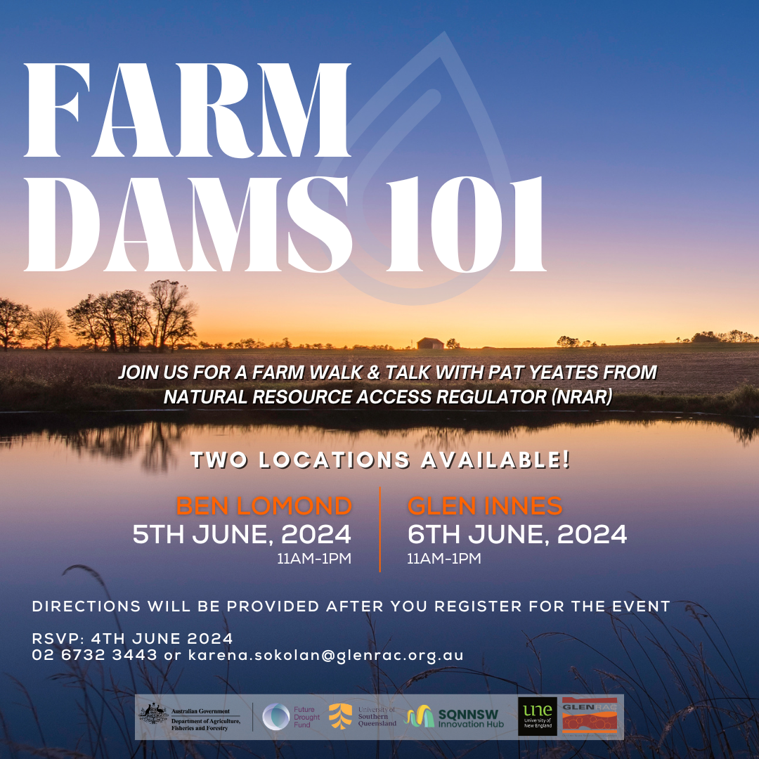 Farm Dams 101-Ben Lomond — GLENRAC