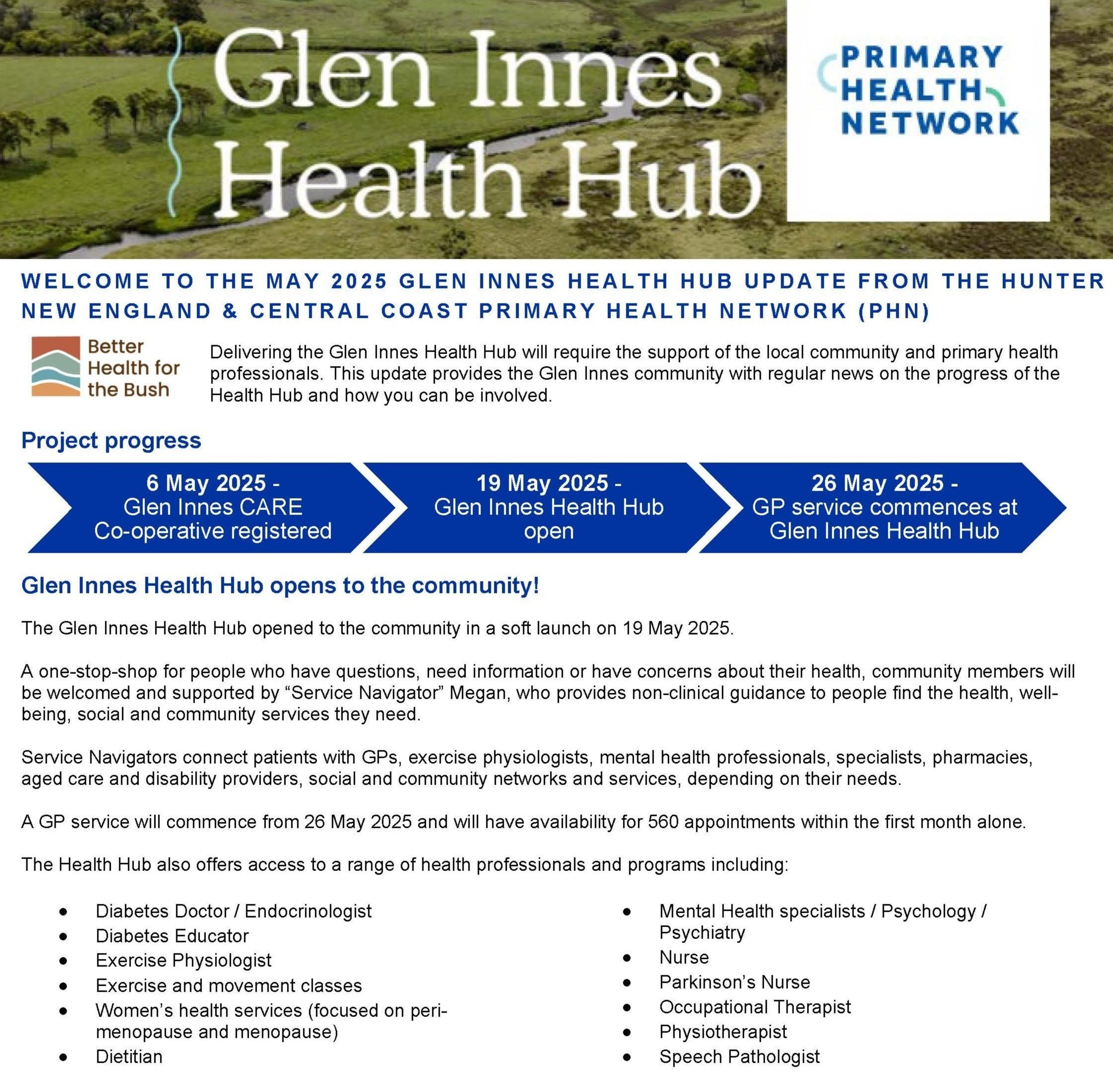 Glen Innes Health Hub opens to the community