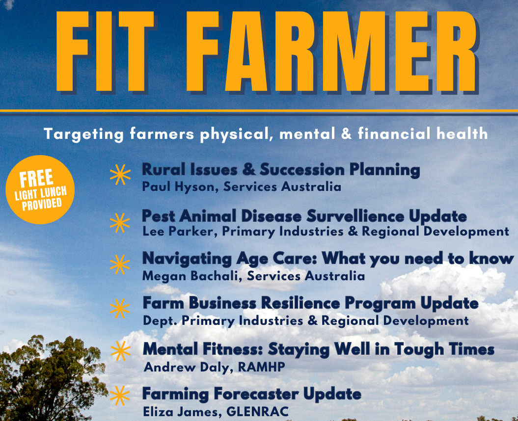 Fit Farmer brings practical information for planning ahead